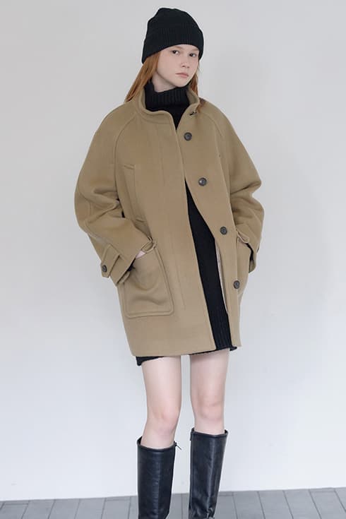 25WN high-neck half coat [S/CA]