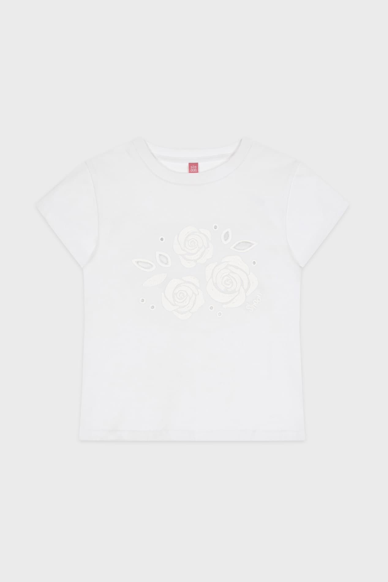 Rose Punching T-Shirt (White)