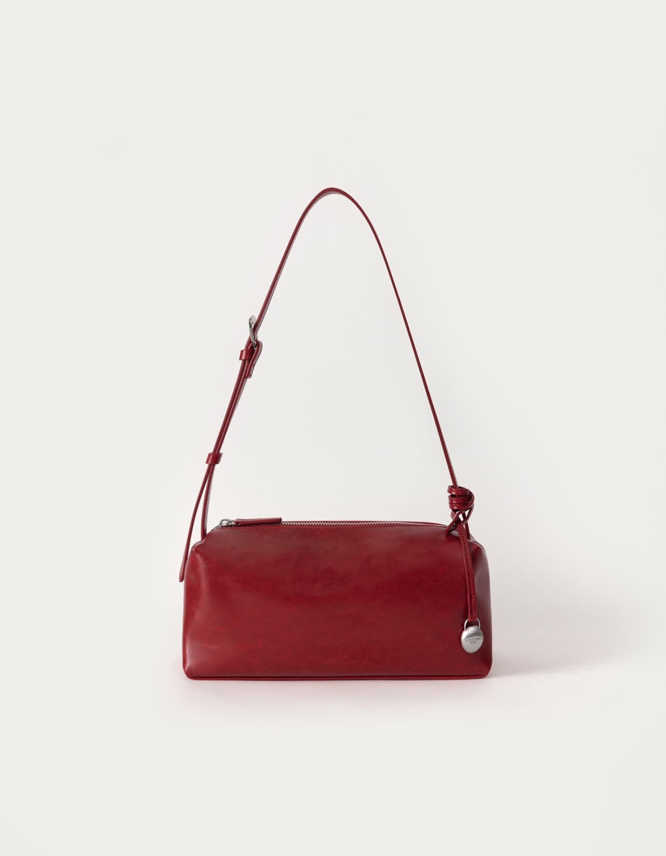 Square Shoulder Bag - Vintage Red