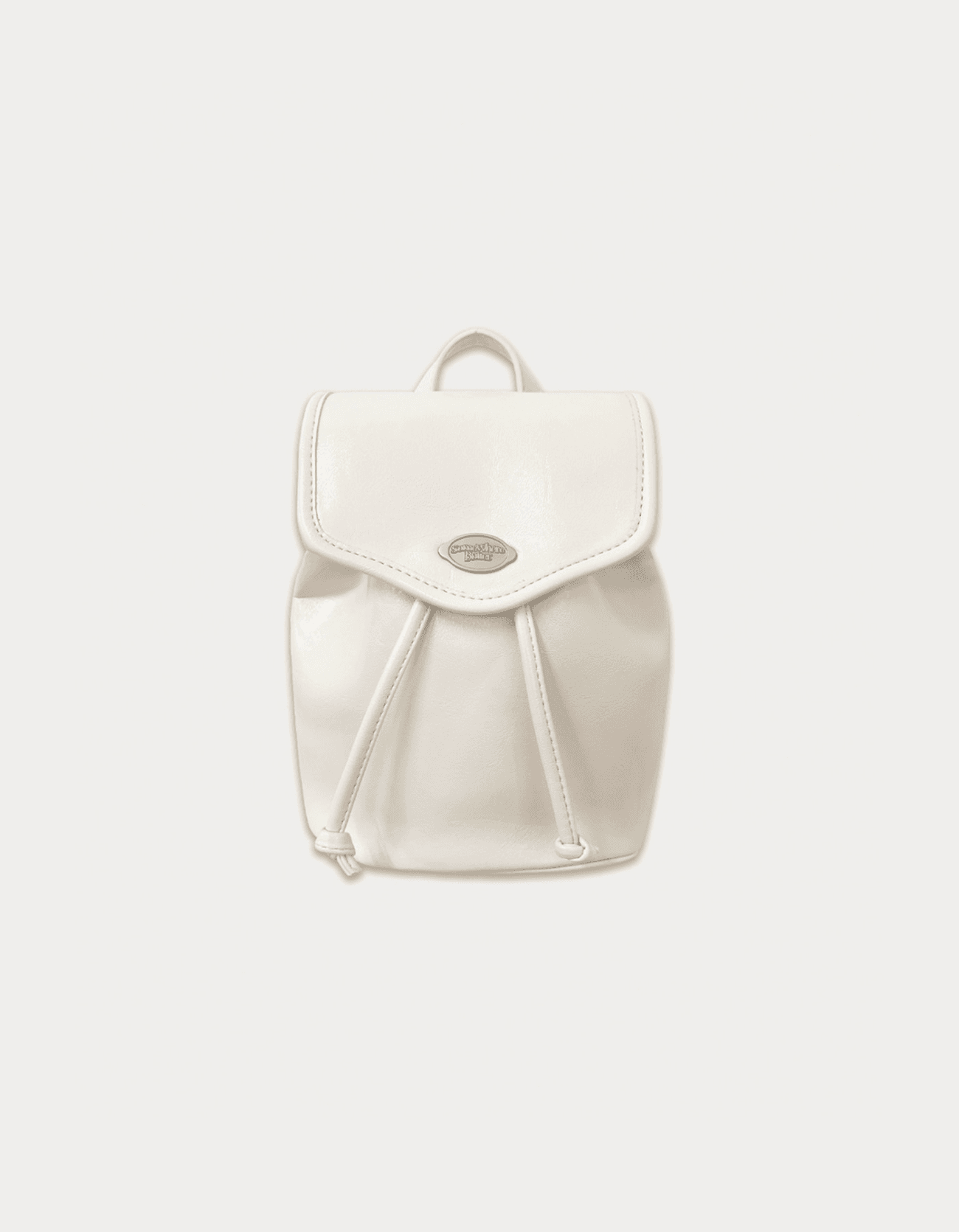Mini fle backpack - cream