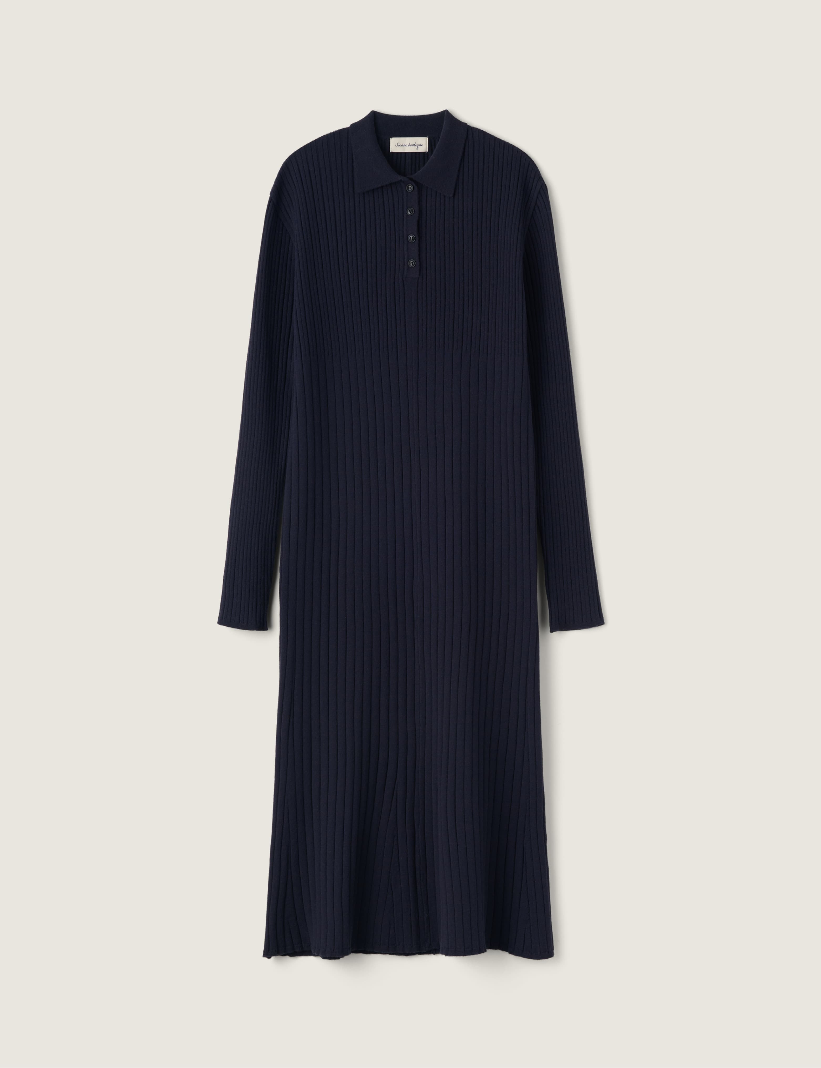 Sojeanne Wool Knit Dress (Navy)