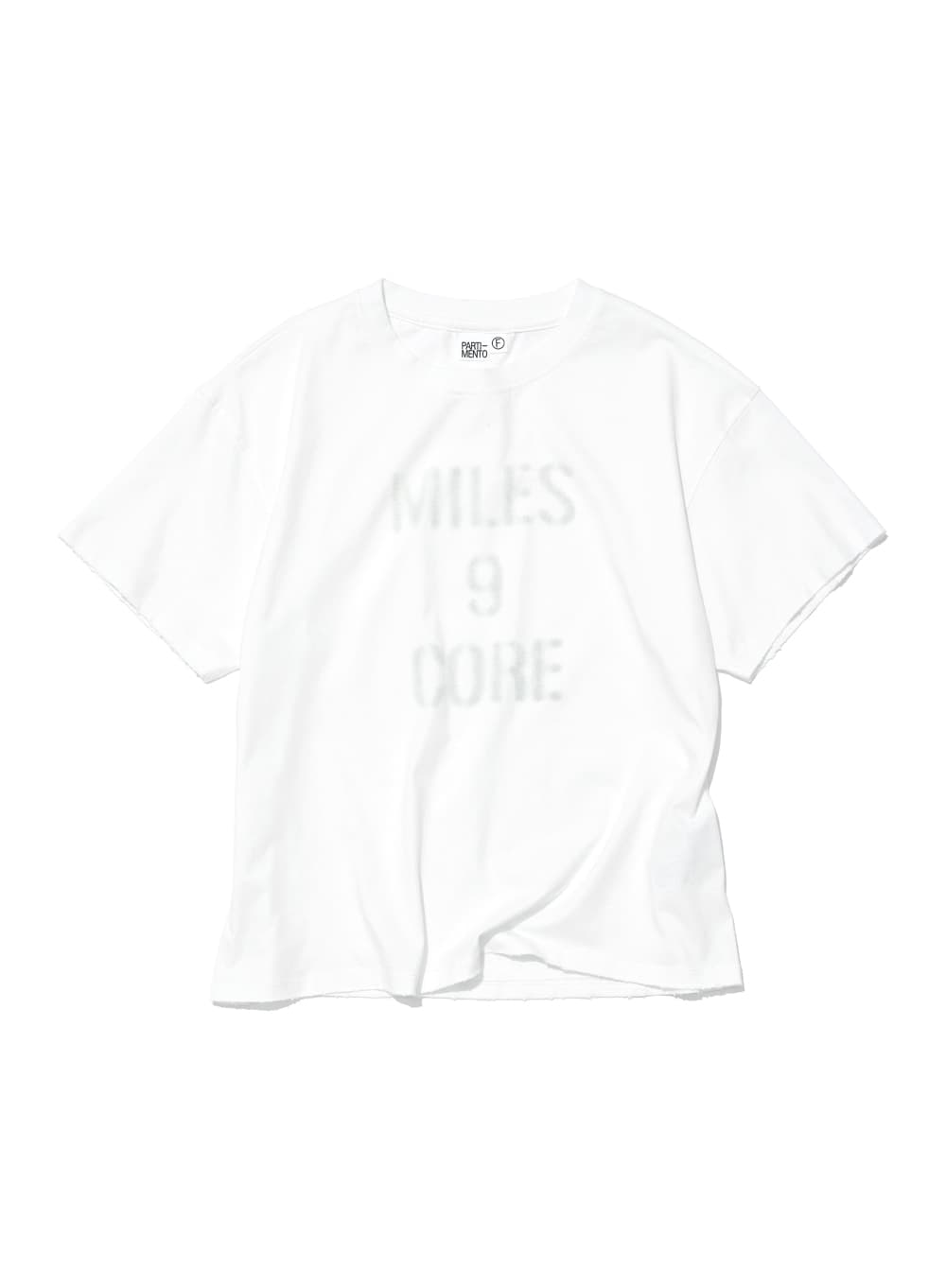 MILES 9 CORE REGULAR TEE_WHITE