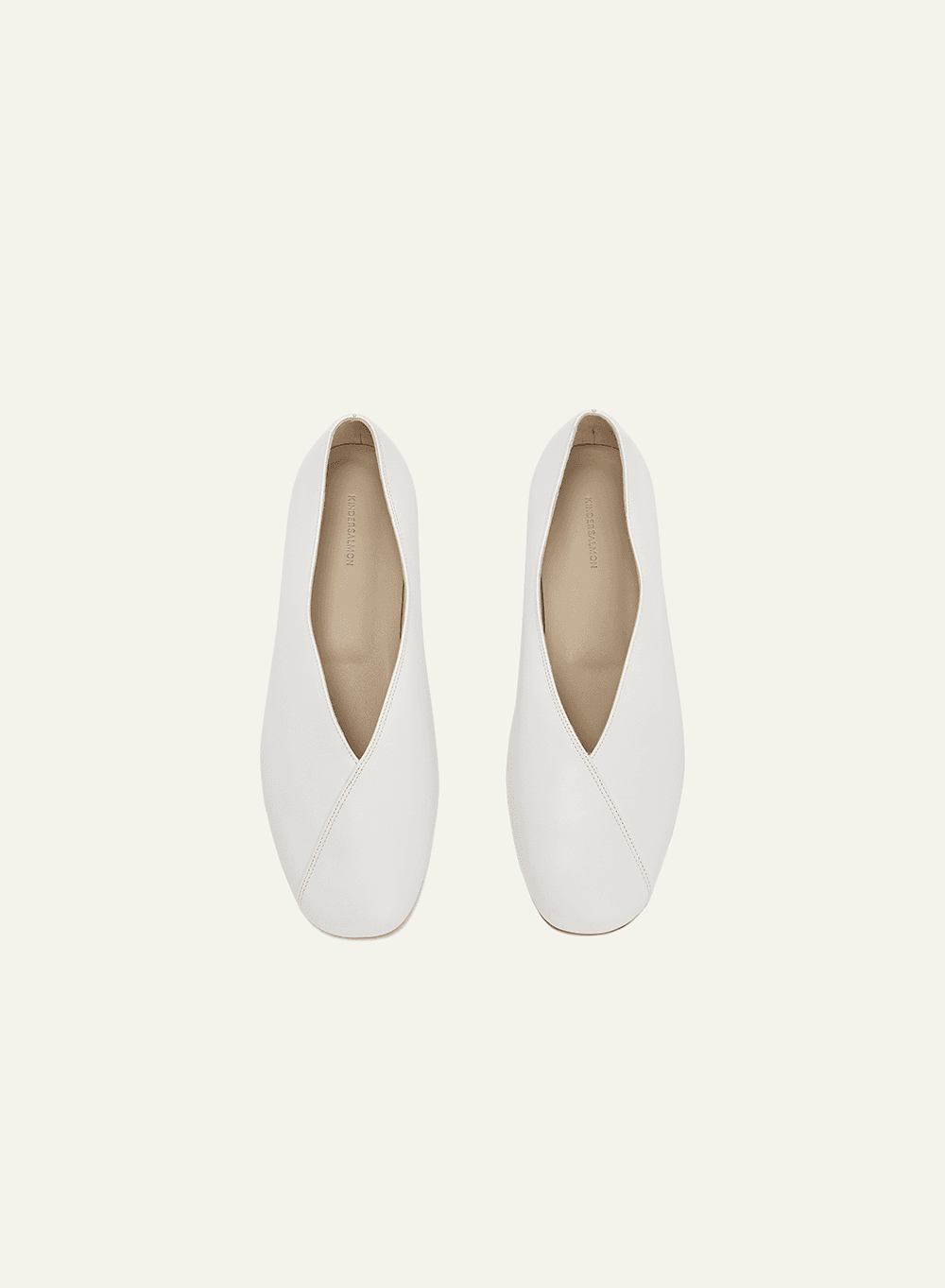 Edel Stitch Leather Flat White