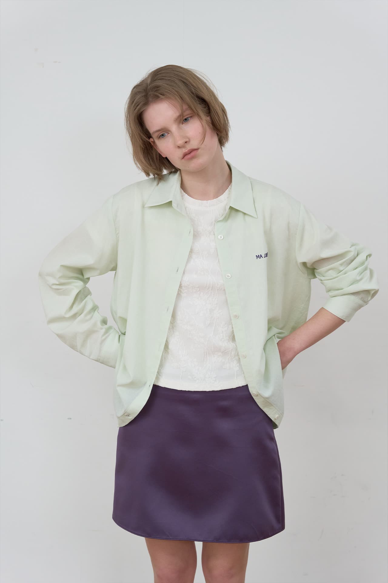 M BASIC SUMMER SHIRT_MINT