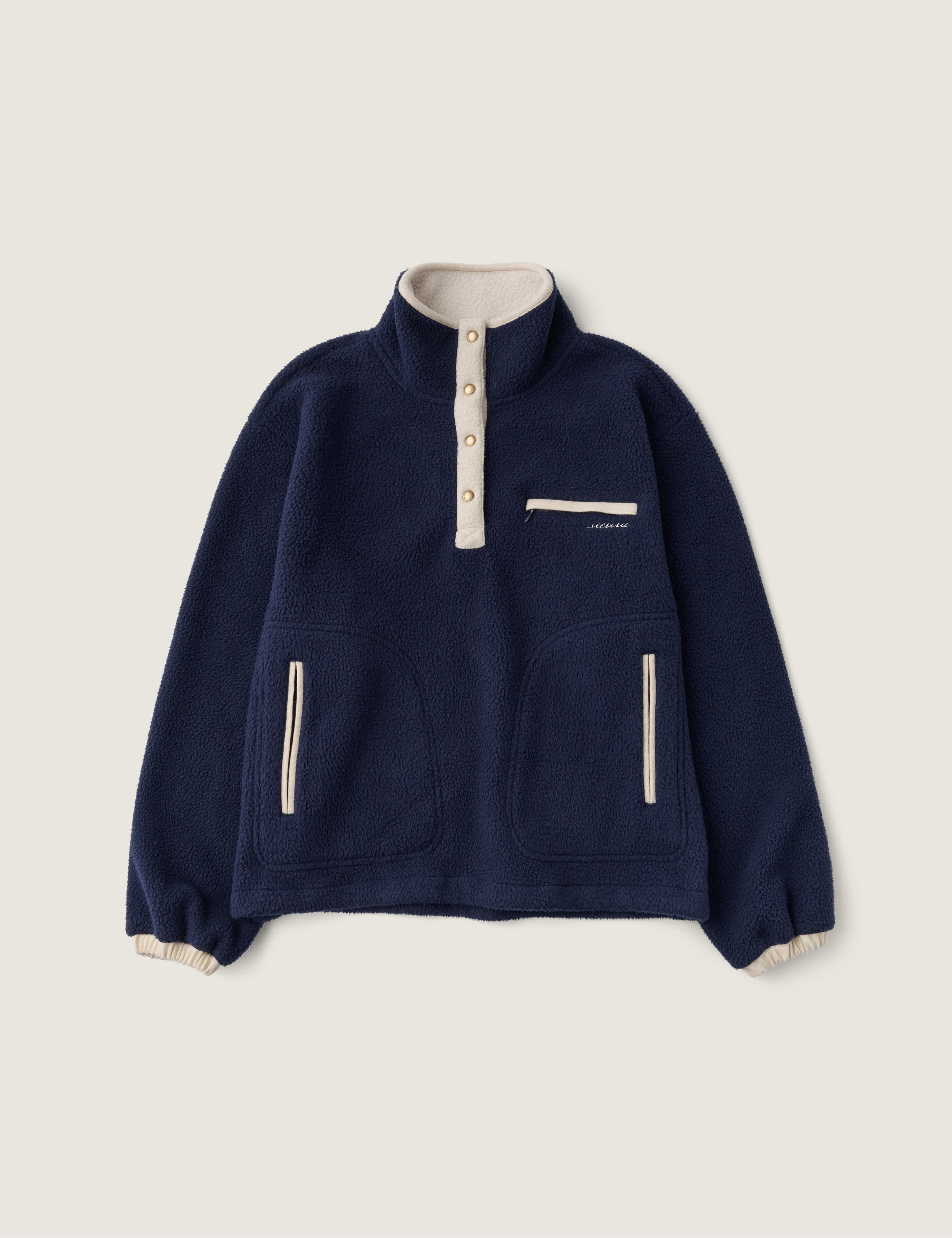 Montana Fleece Anorak (Navy)