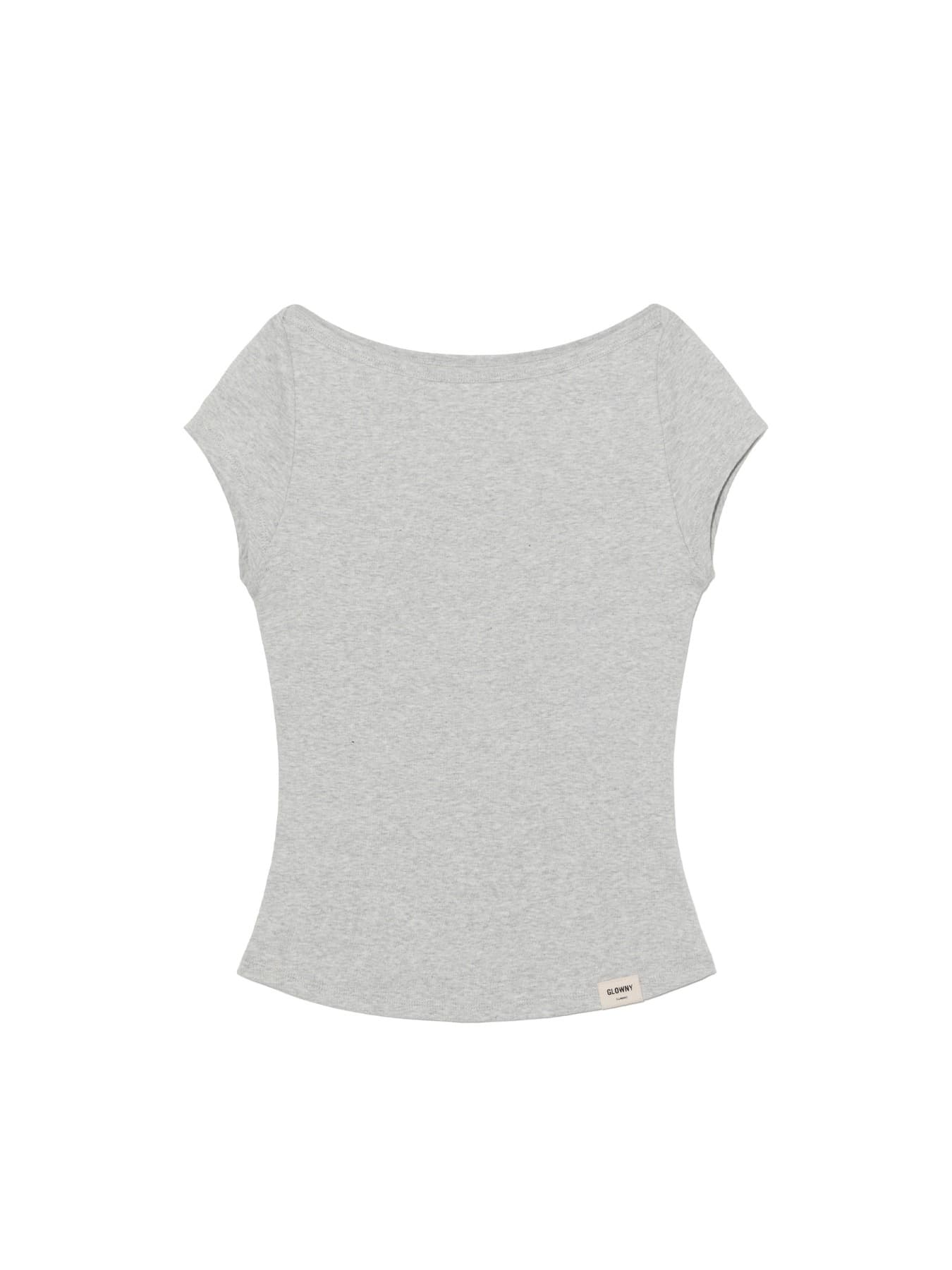 G CLASSIC BOAT NECK TEE (MELANGE GRAY)