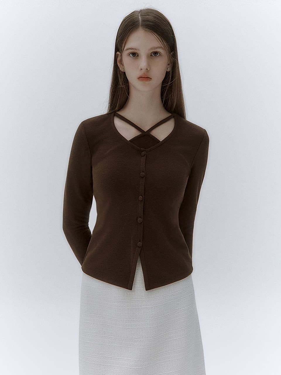 Seria Cardigan&top set(6colors)