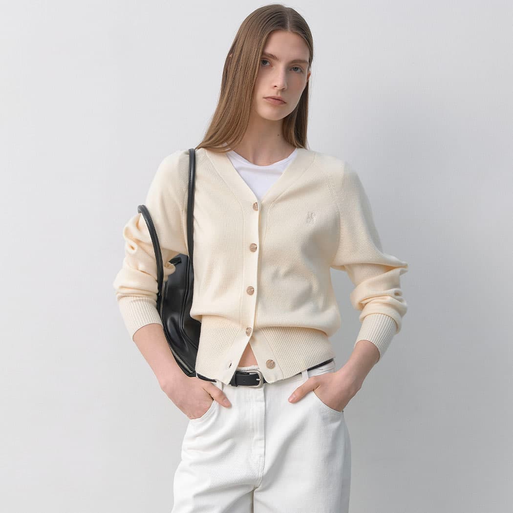 (Z-CD-2096)ESSENTIAL VOLUME SLEEVE CARDIGAN