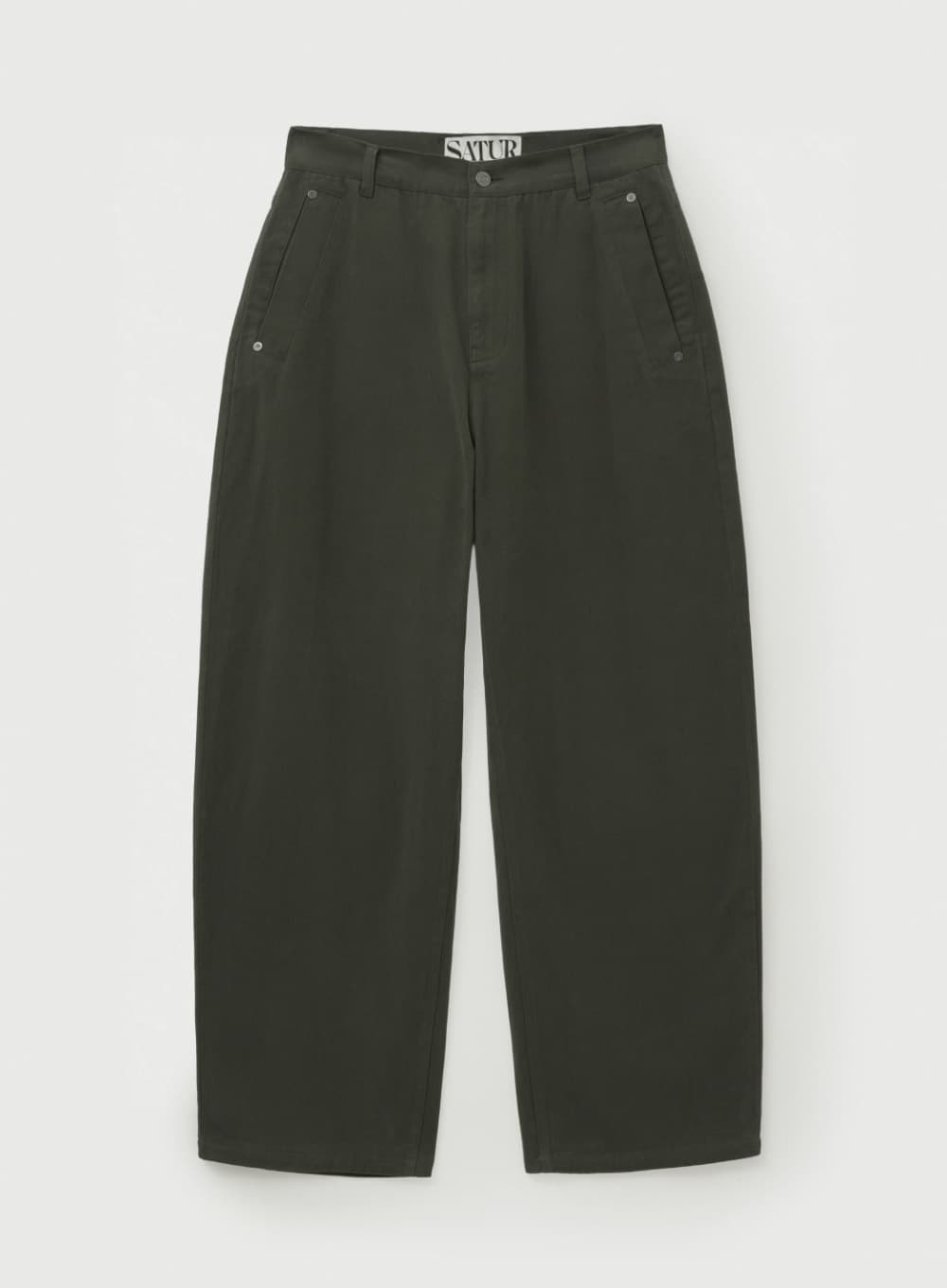 Teo Brushed Cotton Pants - Charcoal