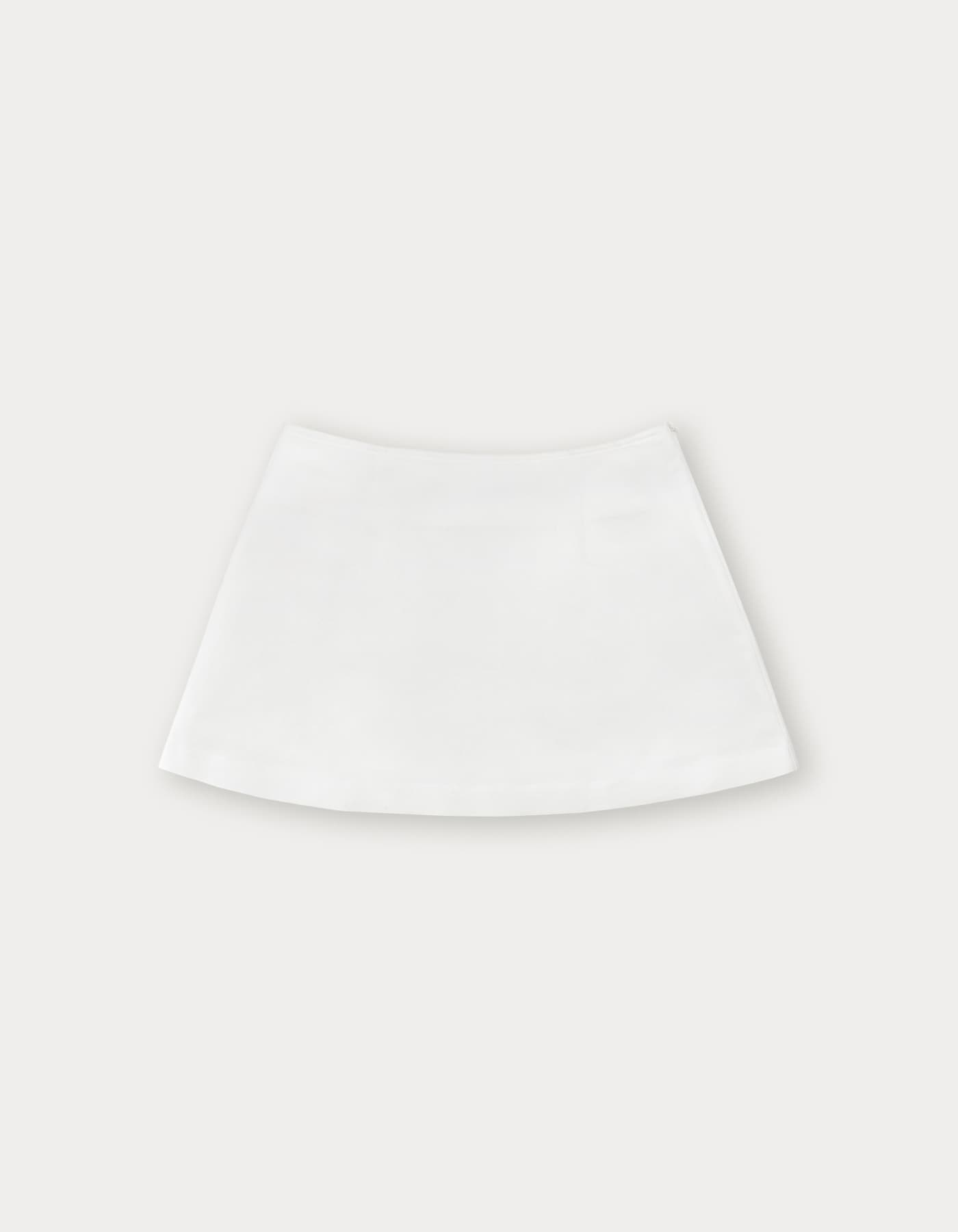 Tully Low Mini Skirt - Ivory