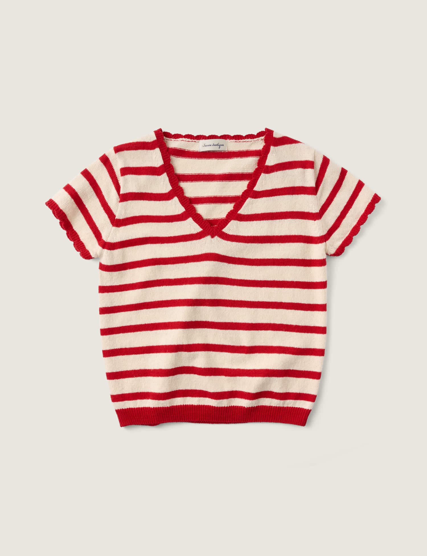 Hope Stripe Knit (Red)