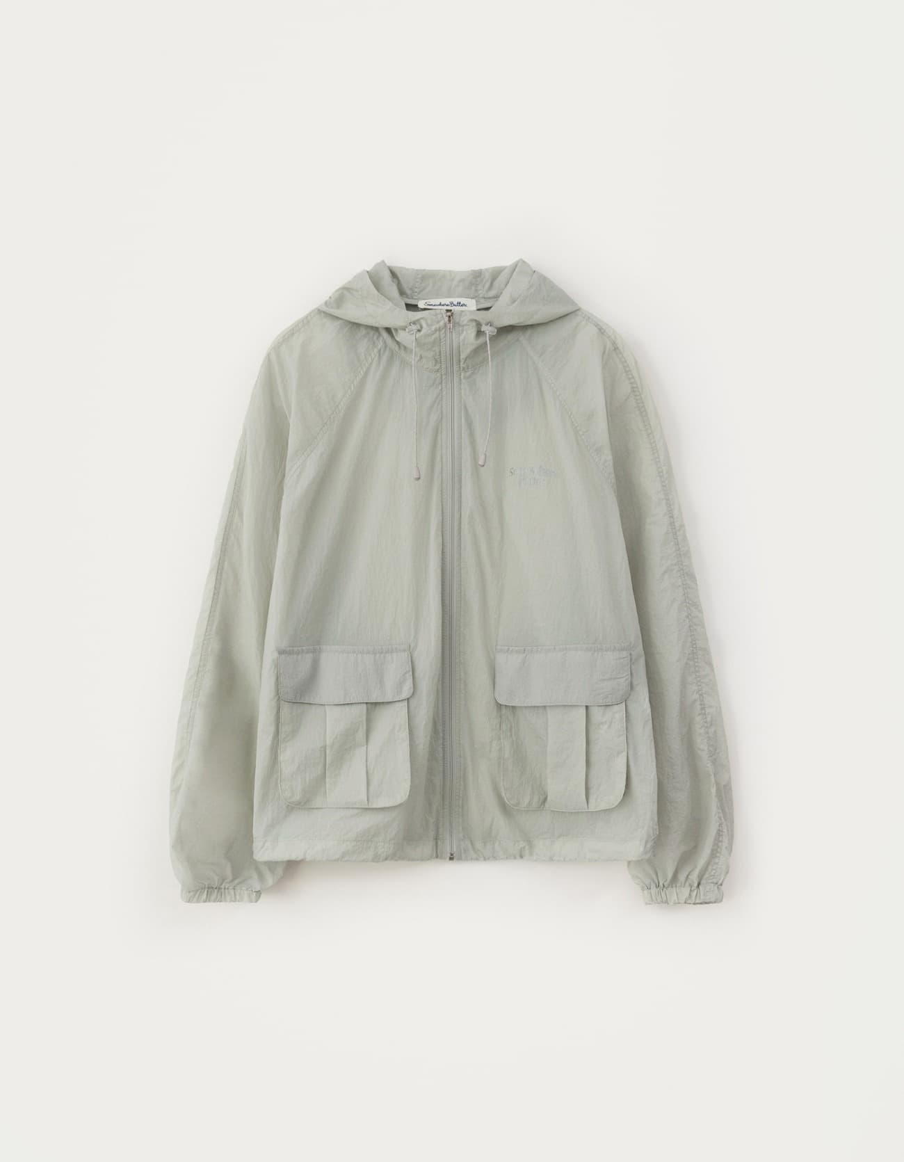 6.24 출고 Aki Sheer Windbreaker - Ash Mint