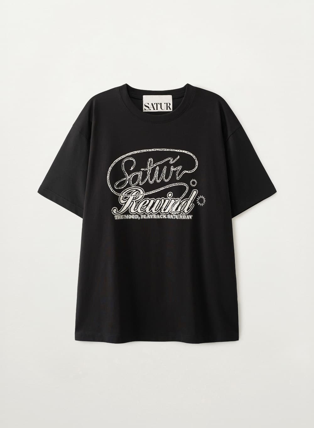 Rewind Graphic T-shirt - Black