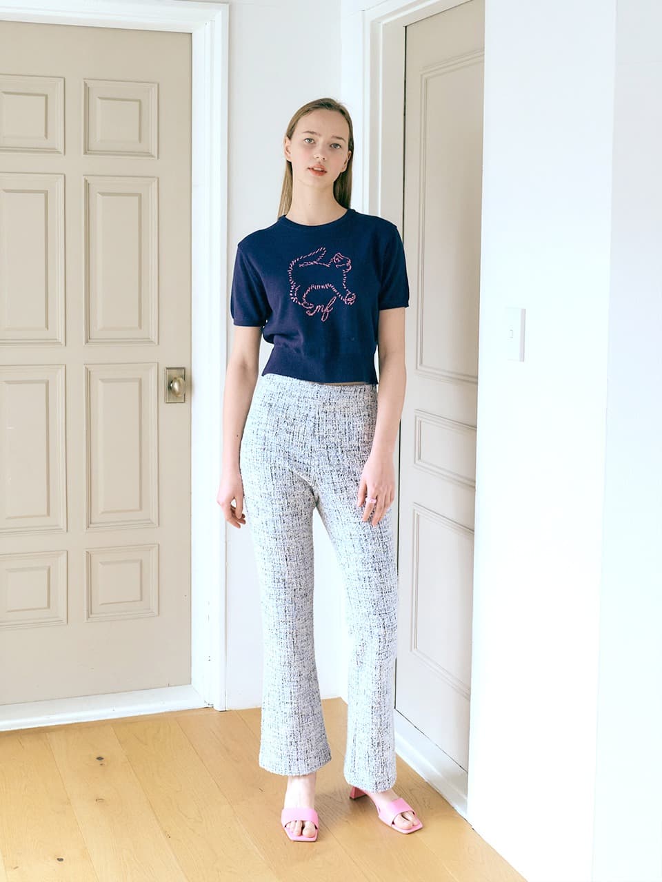 TWIGGY PANTS (NAVY)