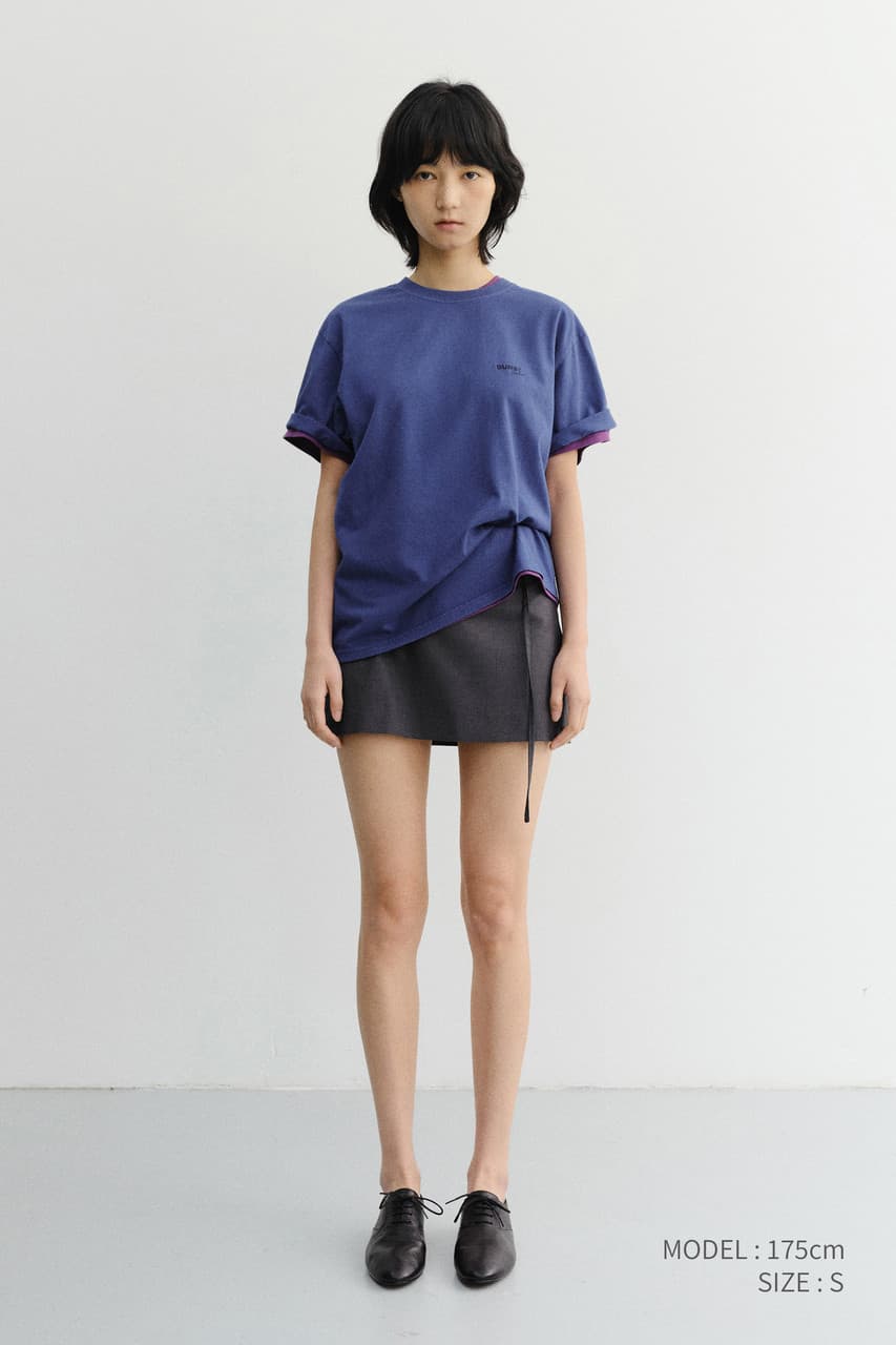 UNISEX GARMENT DYED T-SHIRT BLUE_UDTS6B146B2