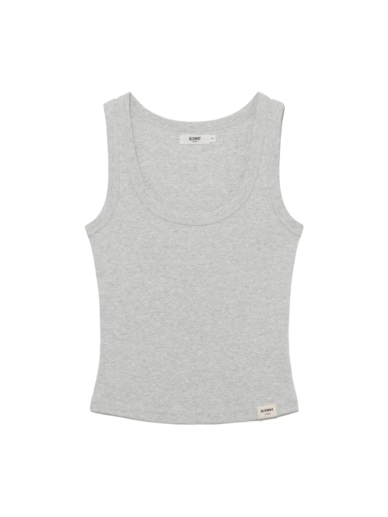 G CLASSIC SCOOP NECK SLEEVELESS (MELANGE GRAY)