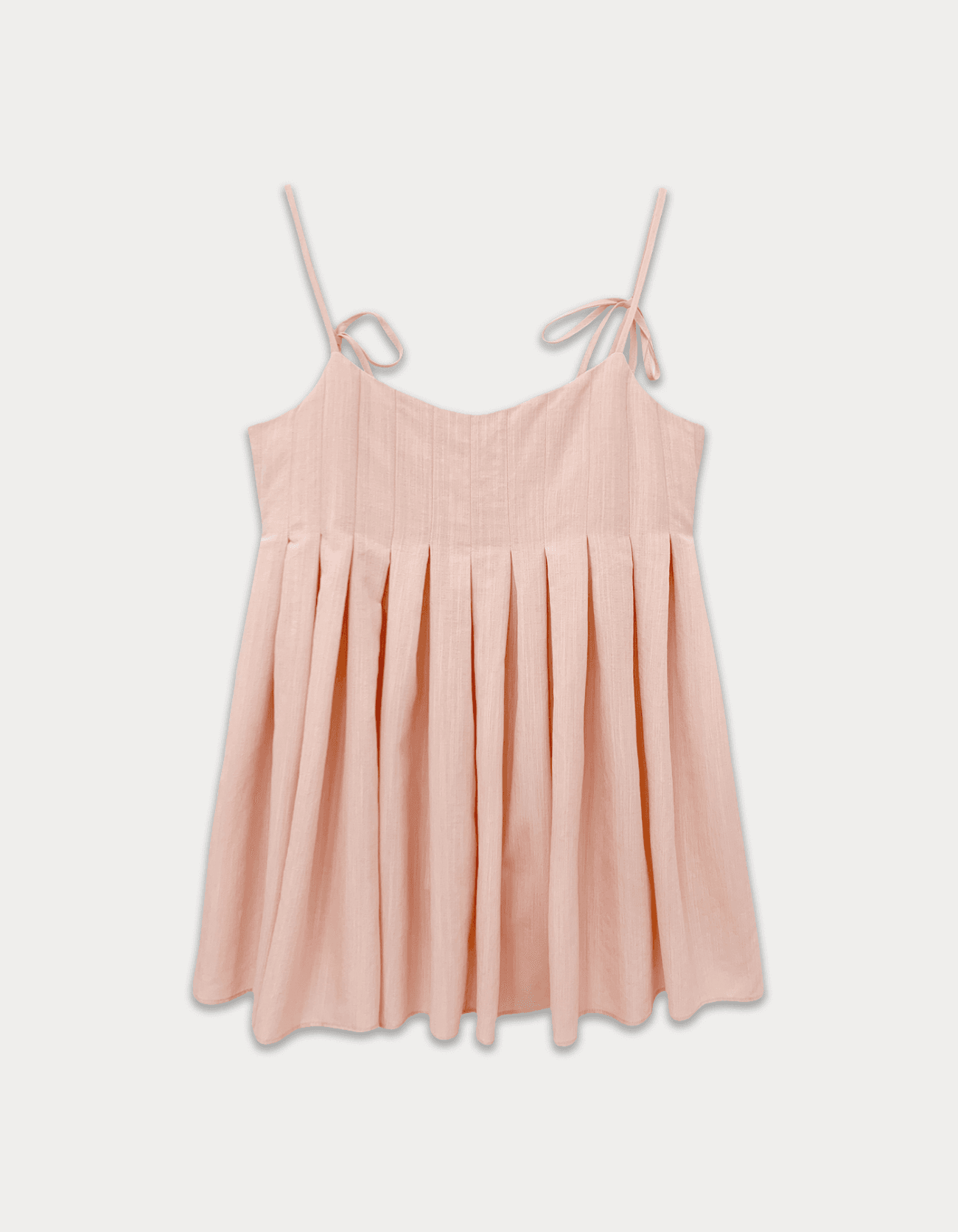 2nd / Pleats sleeveless blouse - pink