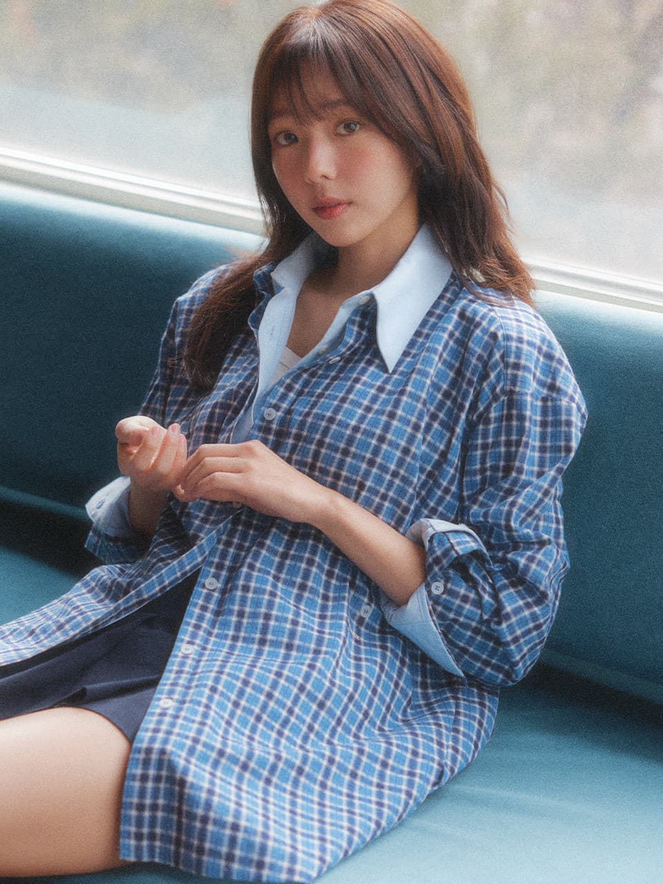 노리 체크 셔츠_2COLORS