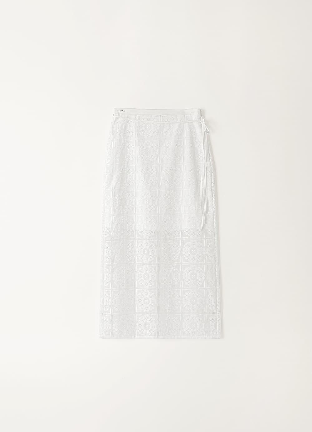 Crochet Lace Skirt - Off White