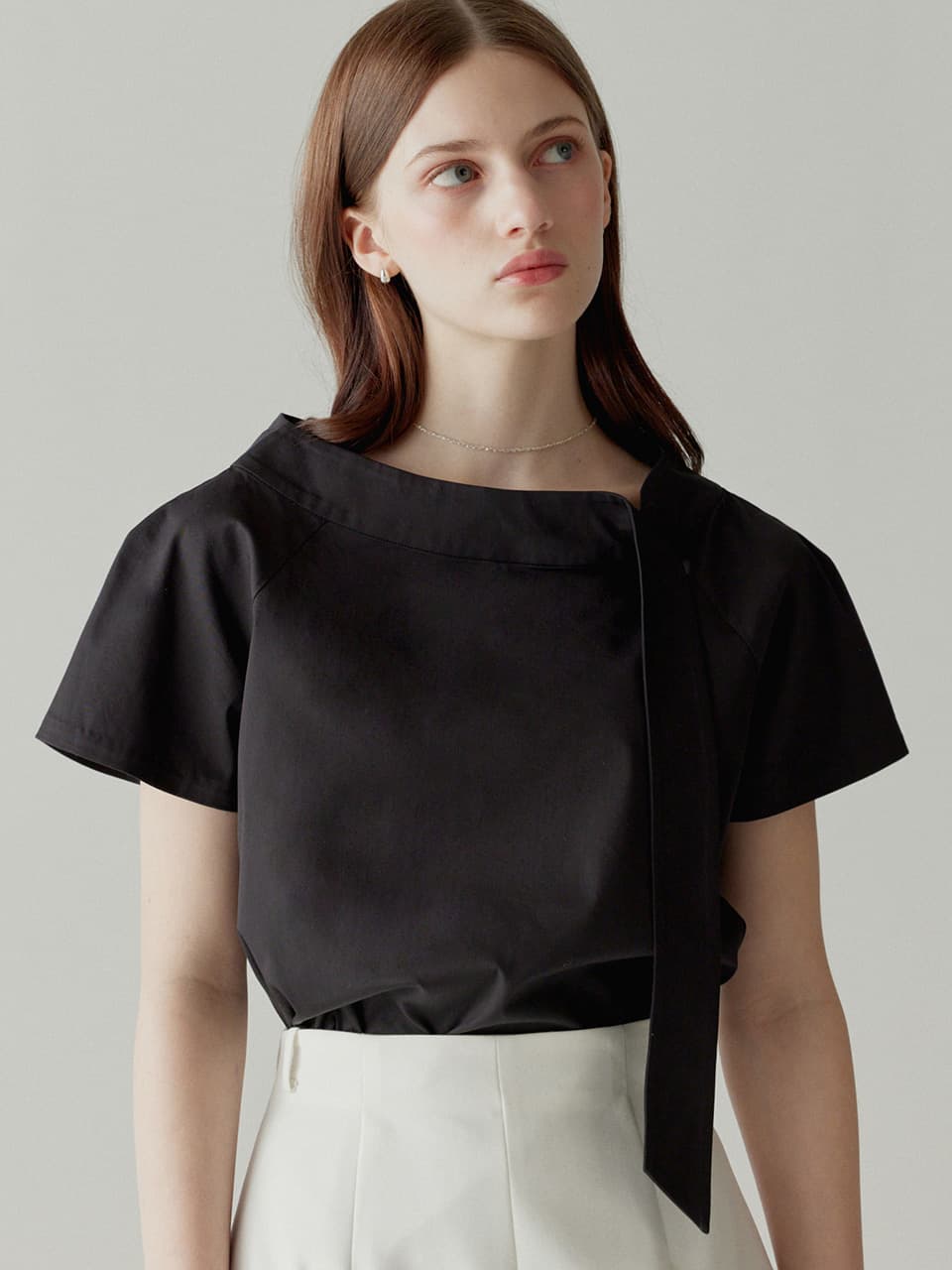 Summer Side Tie Blouse(2color)