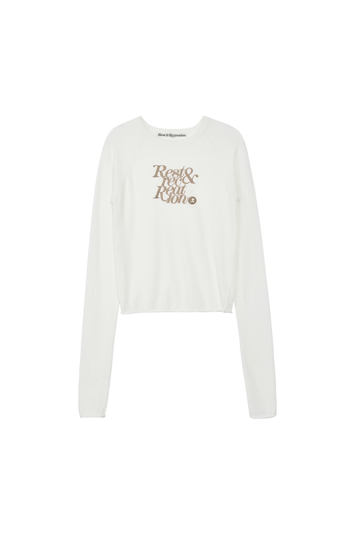 RAGLAN LONG SLEEVE KNIT - IVORY