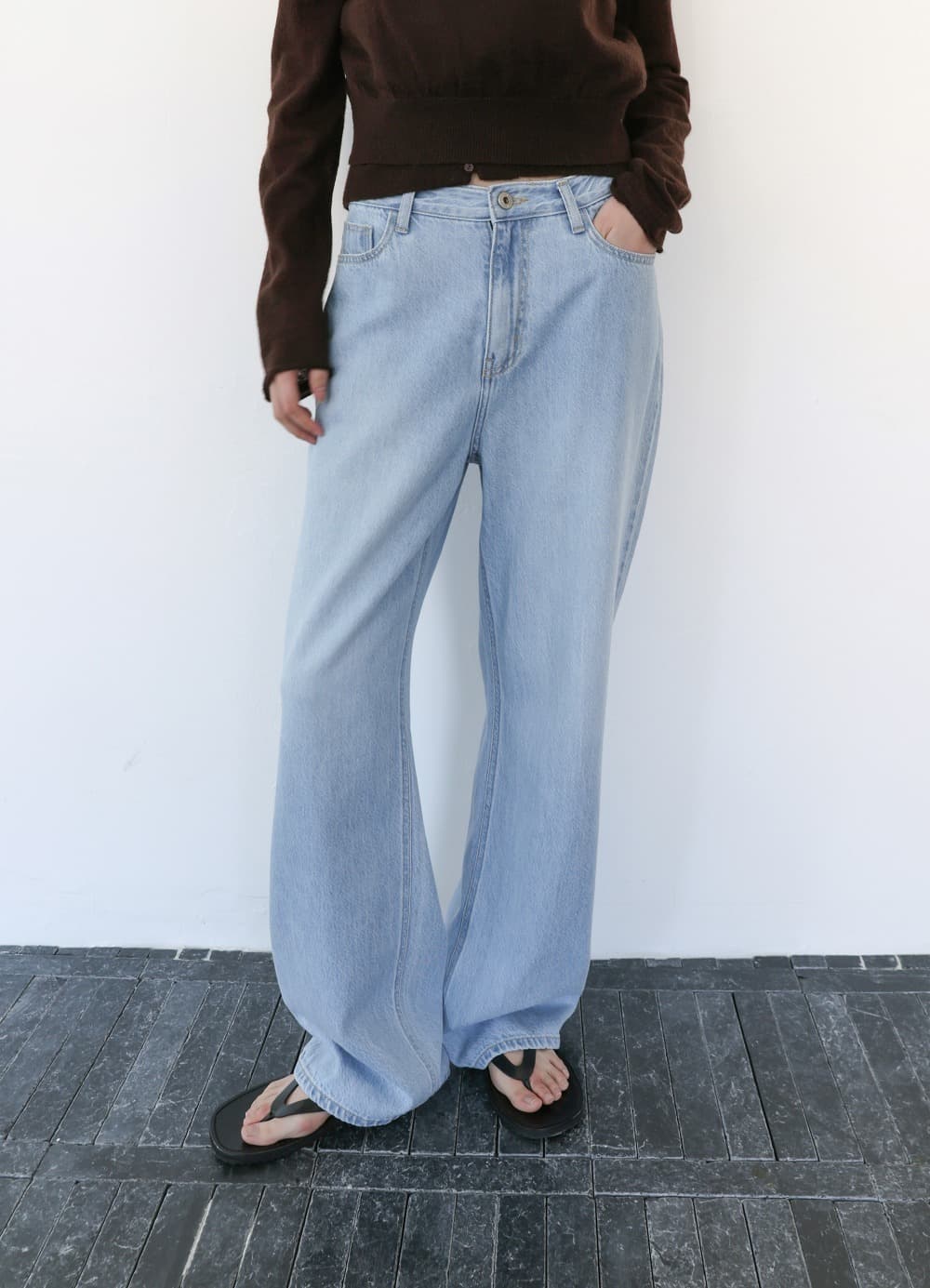 Seasonal Relaxed Tencel Denim - Light Blue