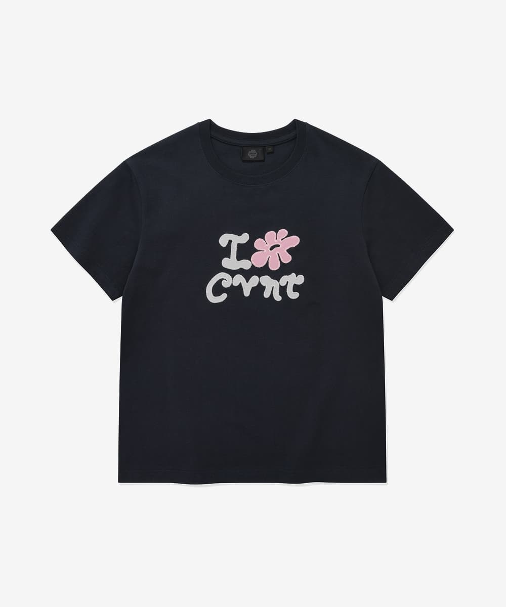 우먼 CVNT 클로버 티셔츠 네이비