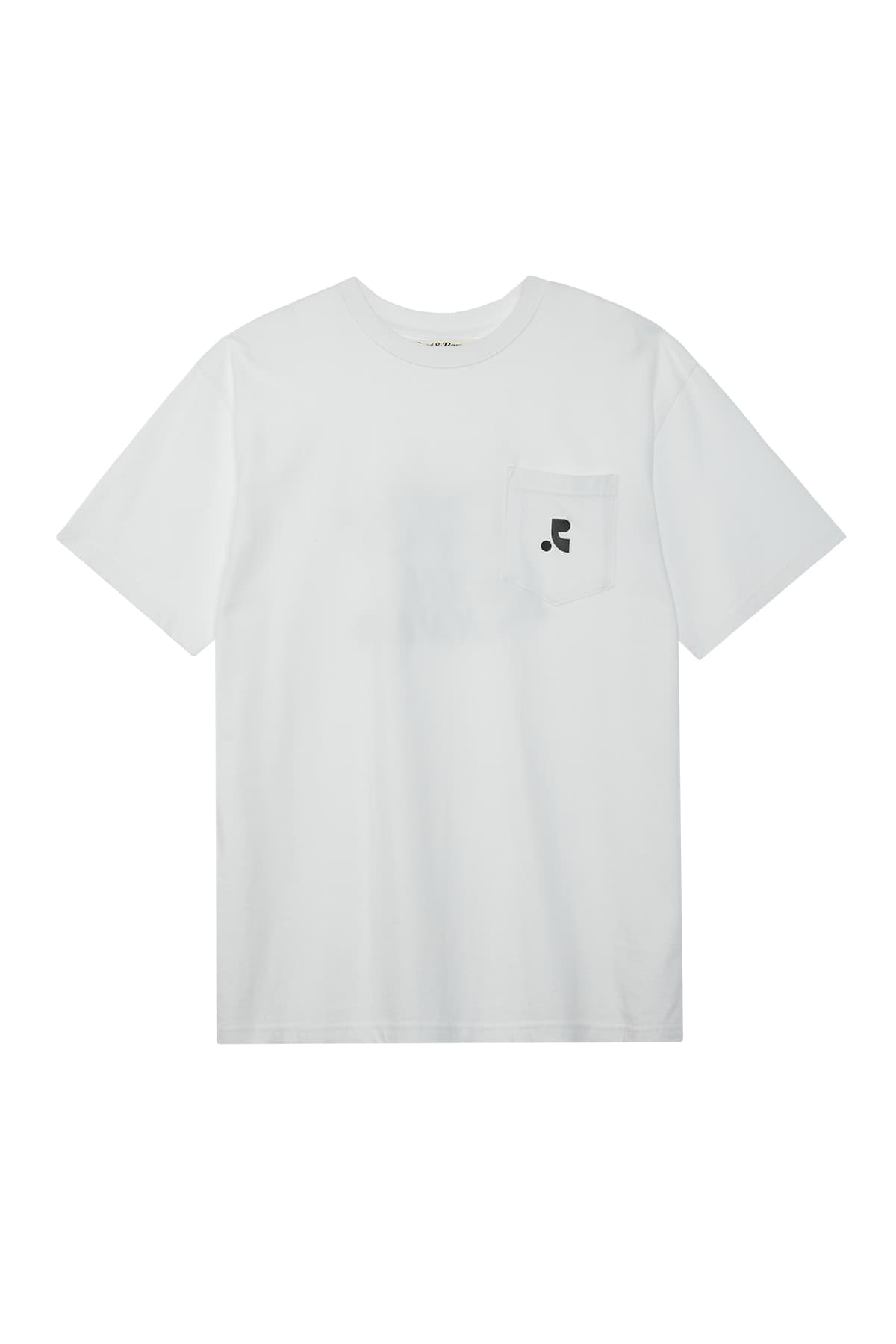 POCKET CREWNECK T-SHIRT - WHITE