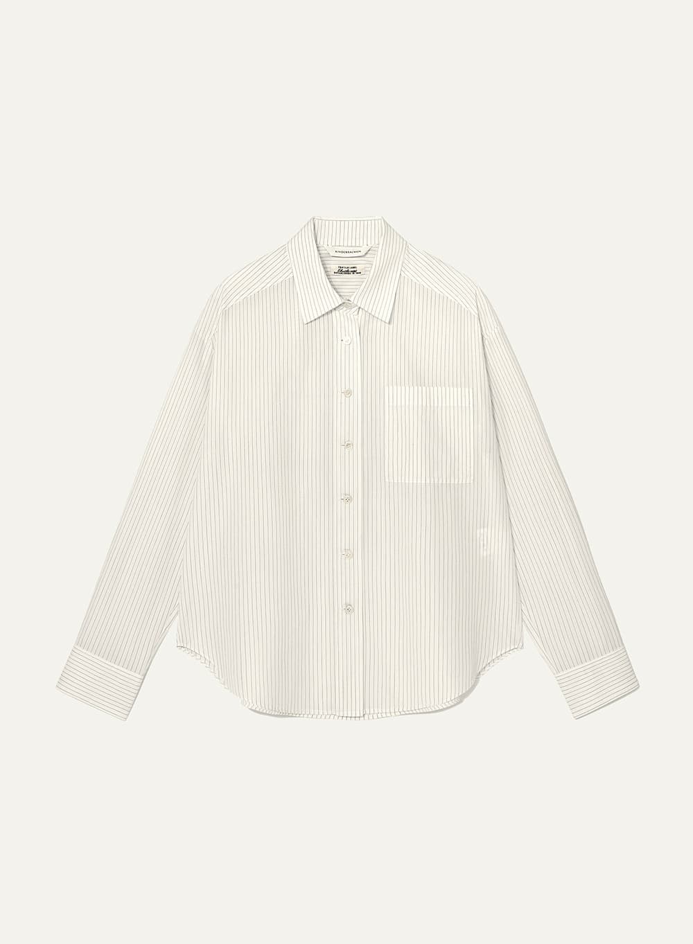 Cotton Shirt Plain-Stripe (UEYAMA JAPAN)
