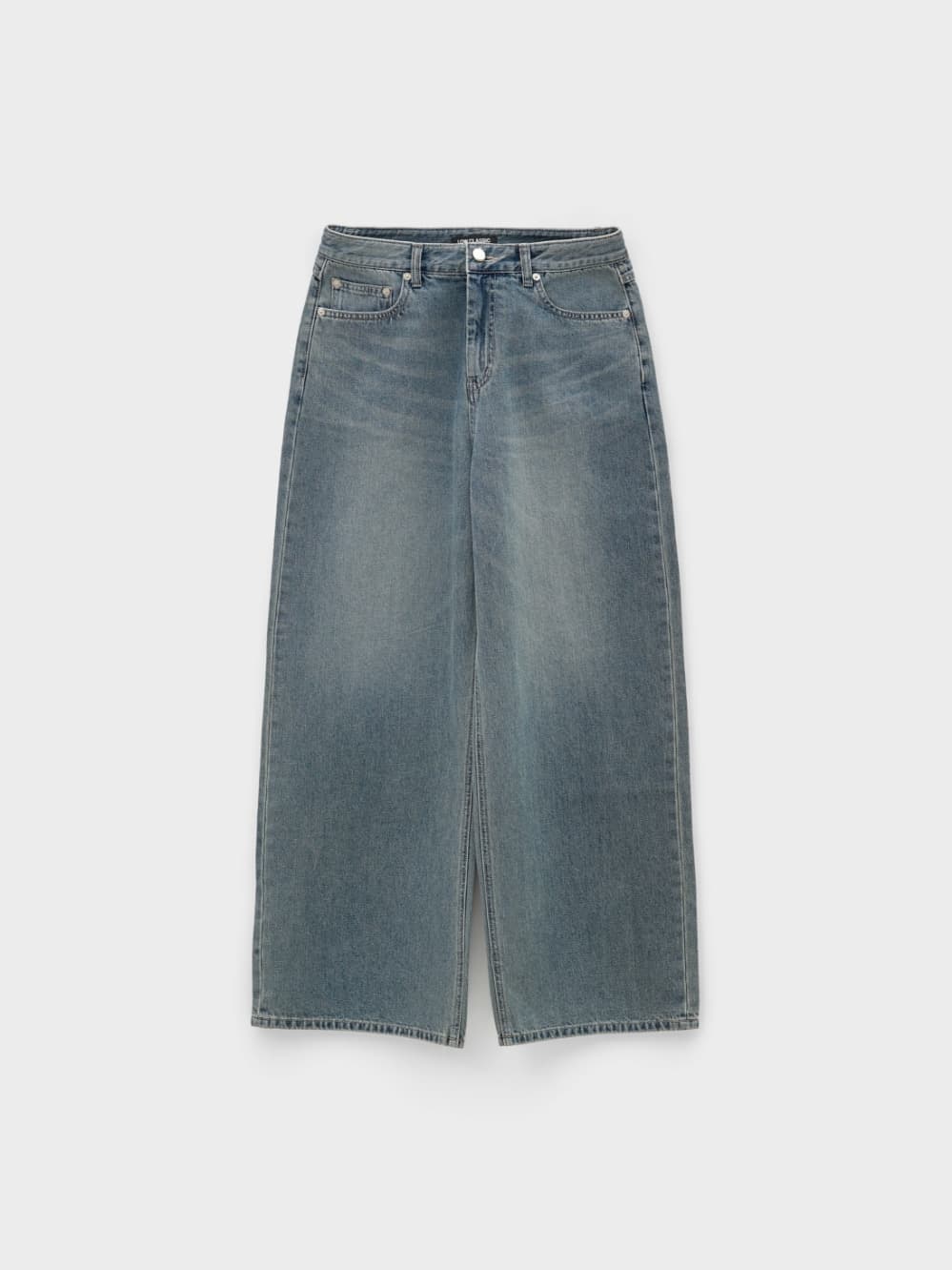Classic Effortless Wide Fit Denim_Middle Blue