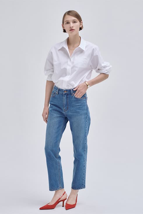 23SN crop denim [BL]