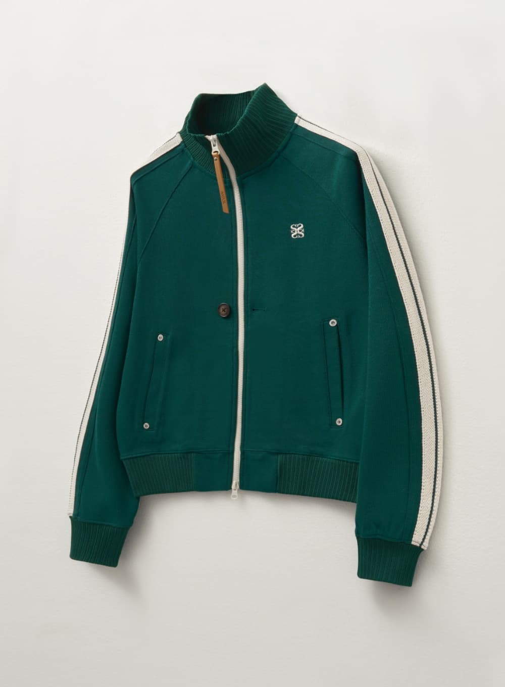 (W) Lawton All Day Track Zip-up Jacket - Teal Green