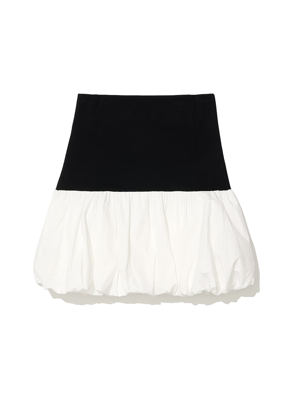 2WAY PUFF SKIRT_WHITE