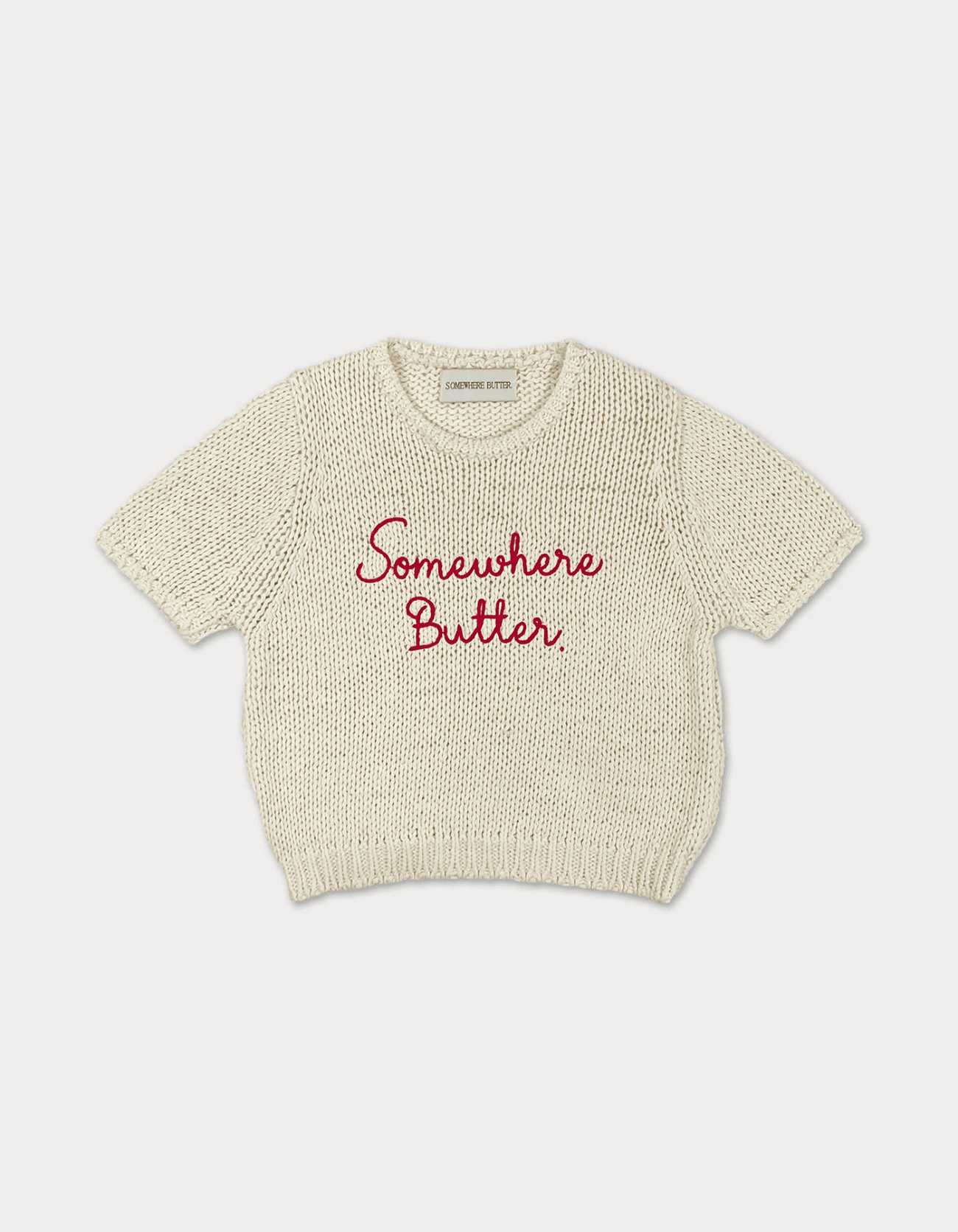 13th / letter knit - cream