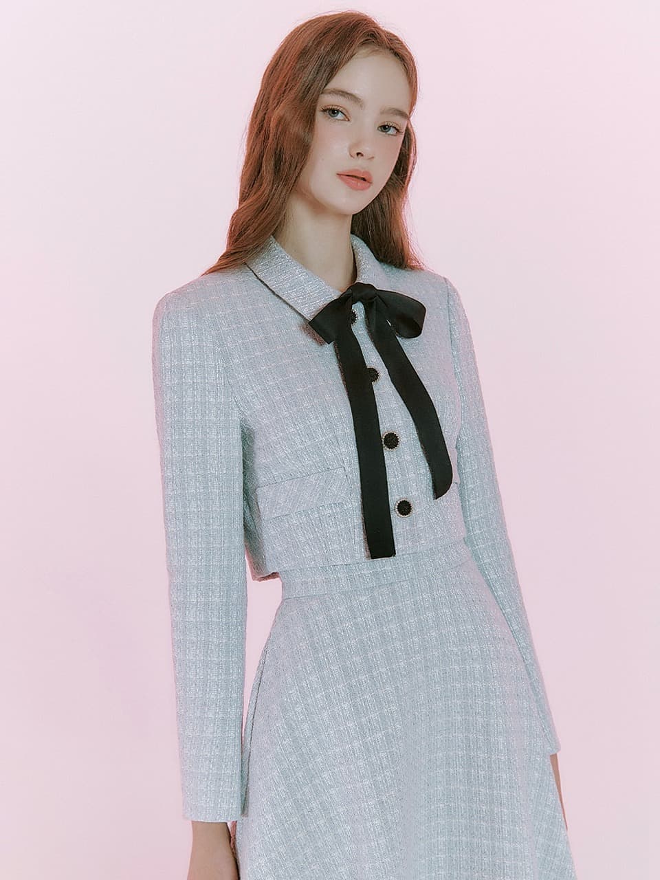 Niki Tweed Midi Jacket_4colors