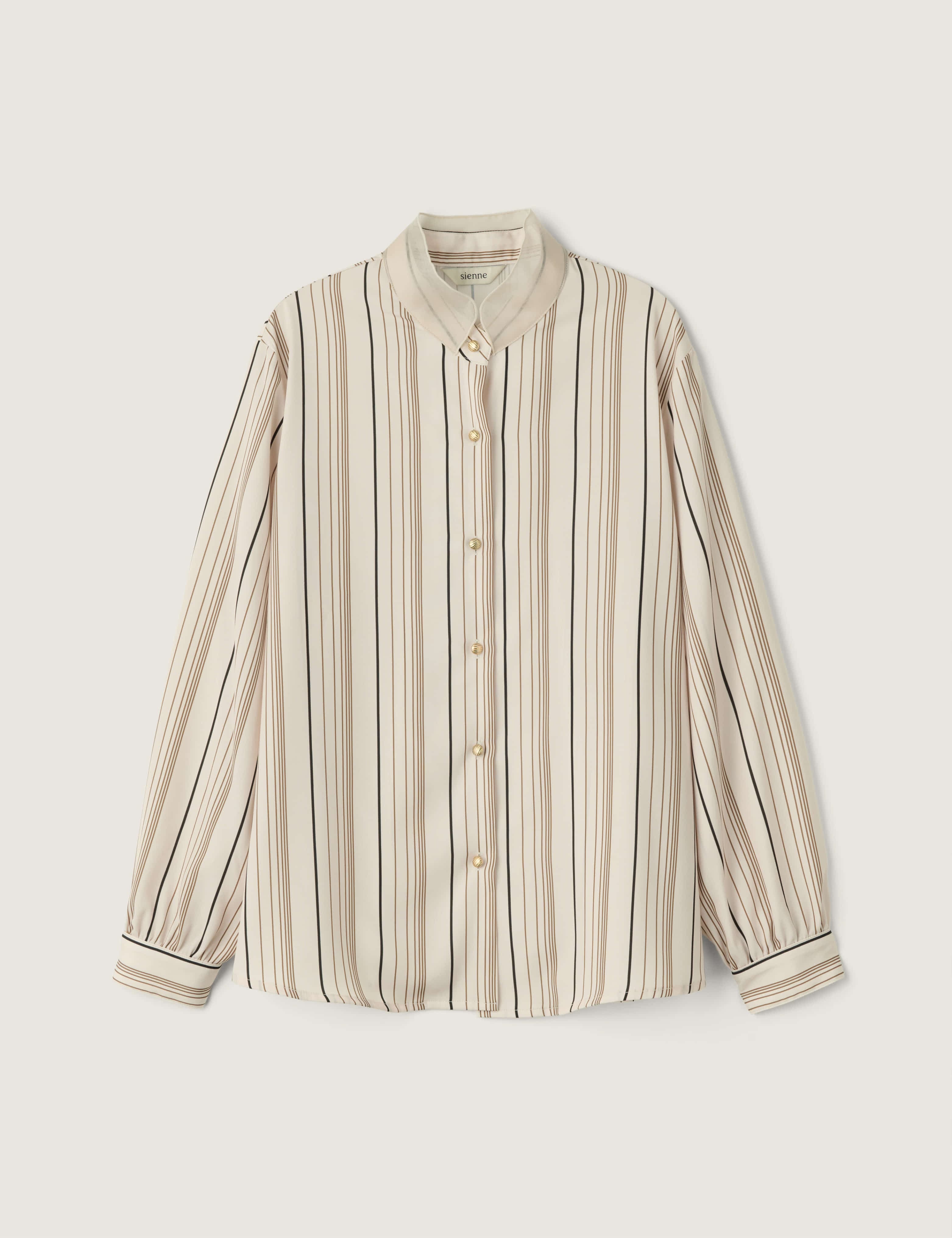 Matilda Silk Blouse (Beige)