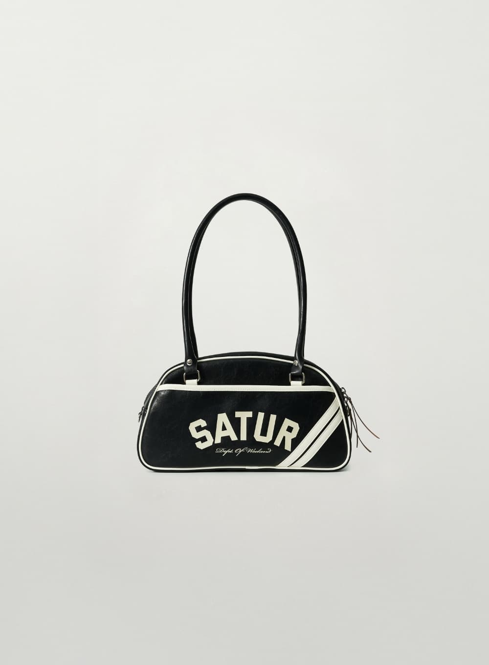 Lawton Contrast Bowling Bag - Black
