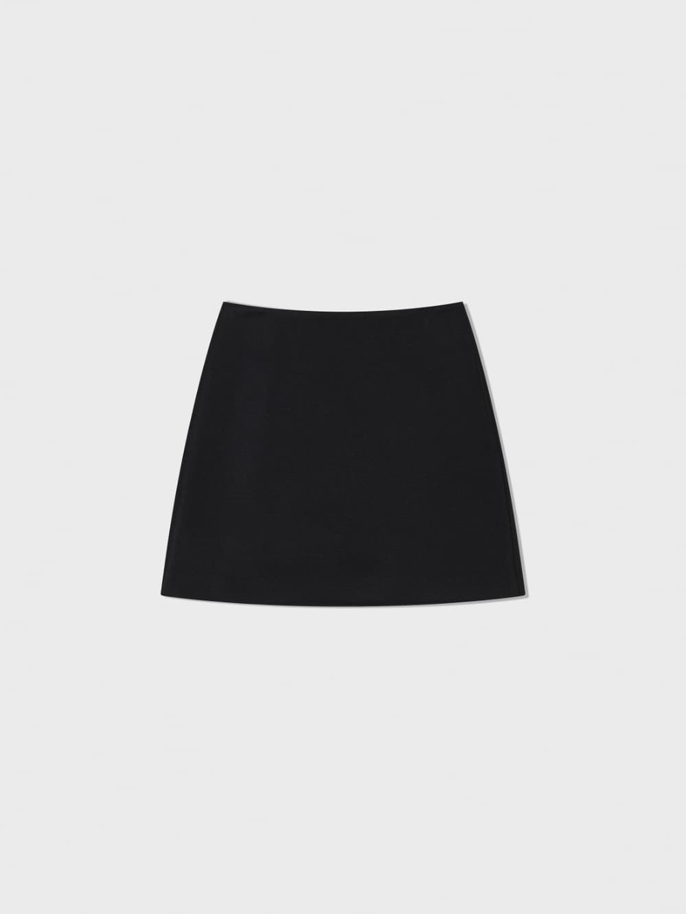 A-Line Mini Skirt_Black