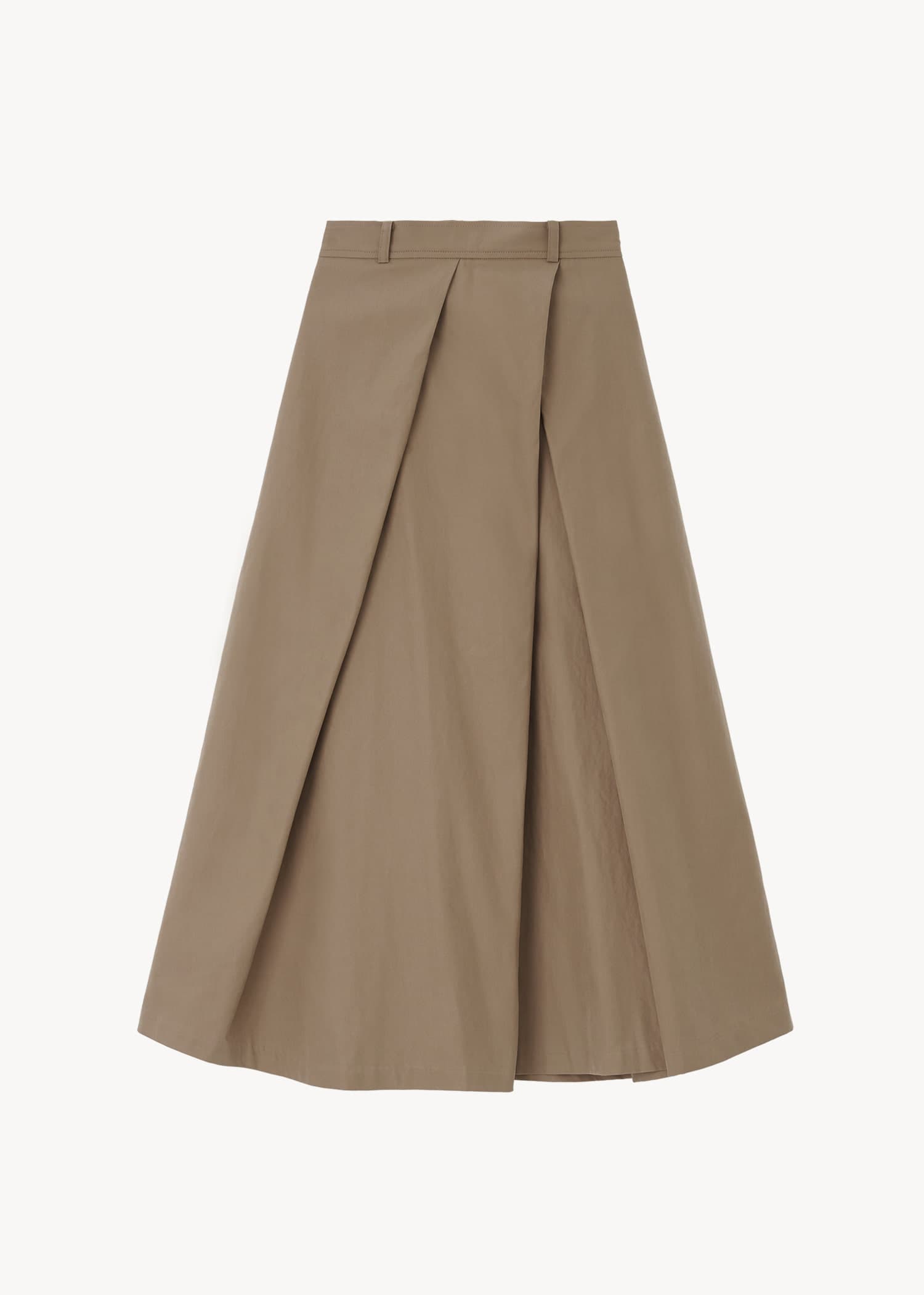 Row Pleats Skirt
