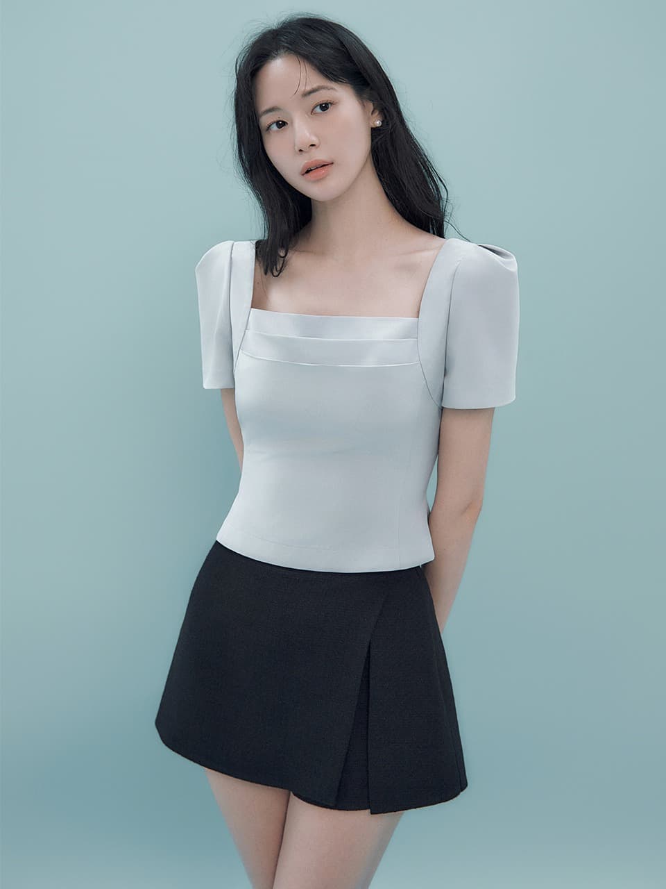 Latte Half sleeve Blouse
