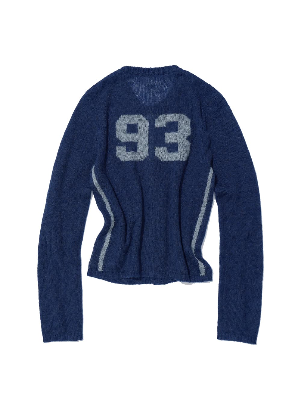 93 JACQUARD SHEER KNIT CARDIGAN_NAVY