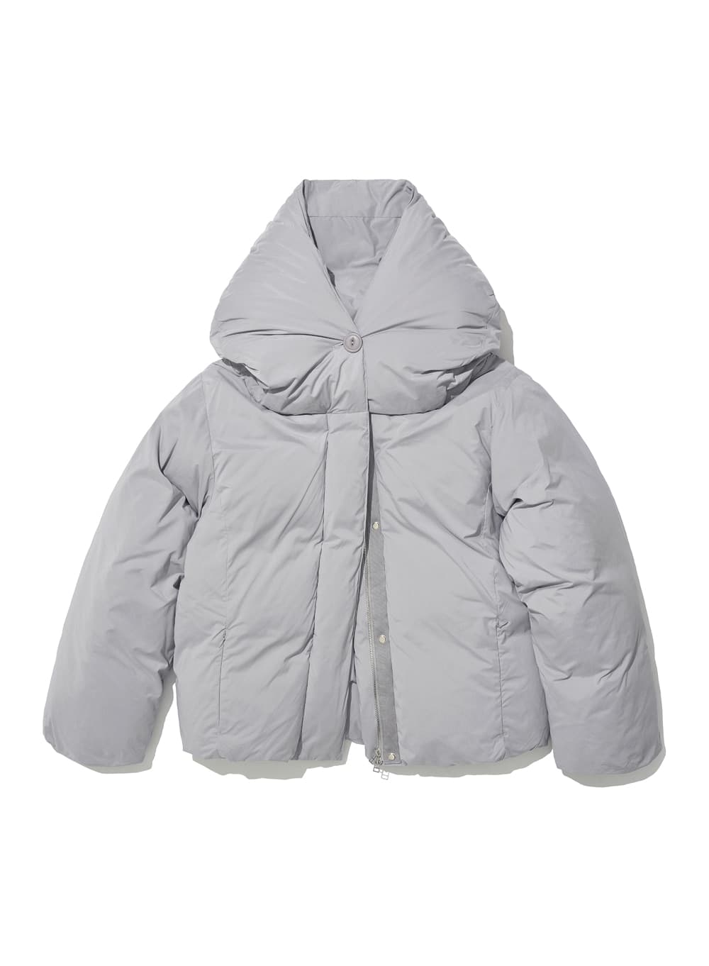 3M THINSULATE WIDE SHAWL COLLAR PARKA_LIGHT GREY