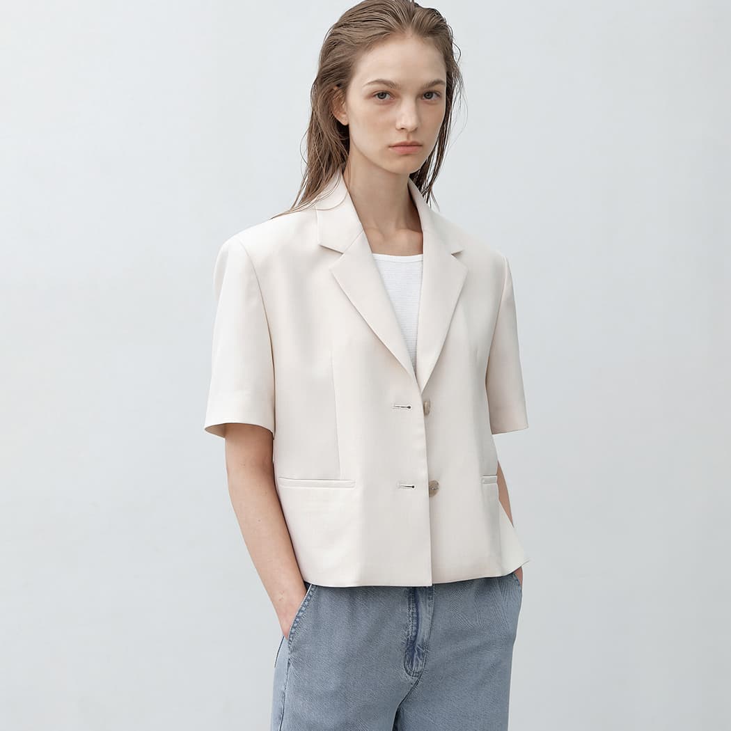 (JK-3026)ESSENTIAL ROGER SET-UP JACKET