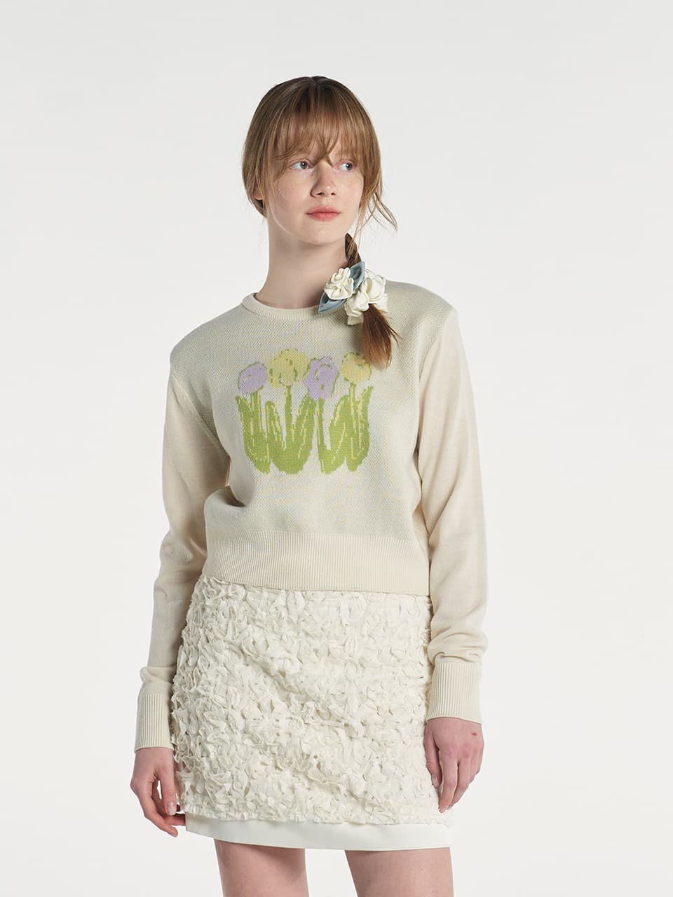 TULIP PULLOVER (CREAM)