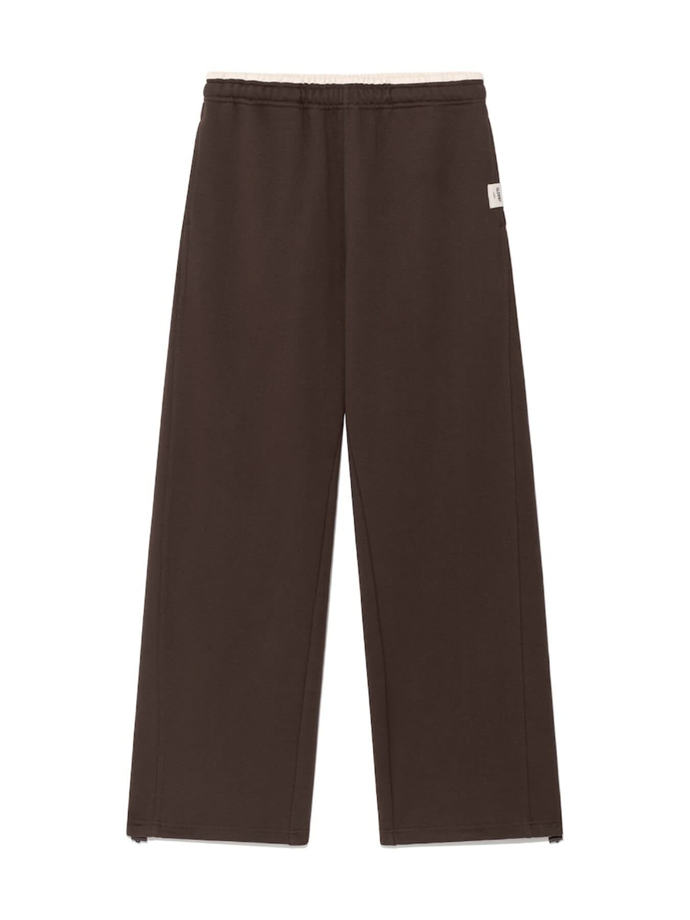 G CONTRAST SWEATPANTS (BROWN)