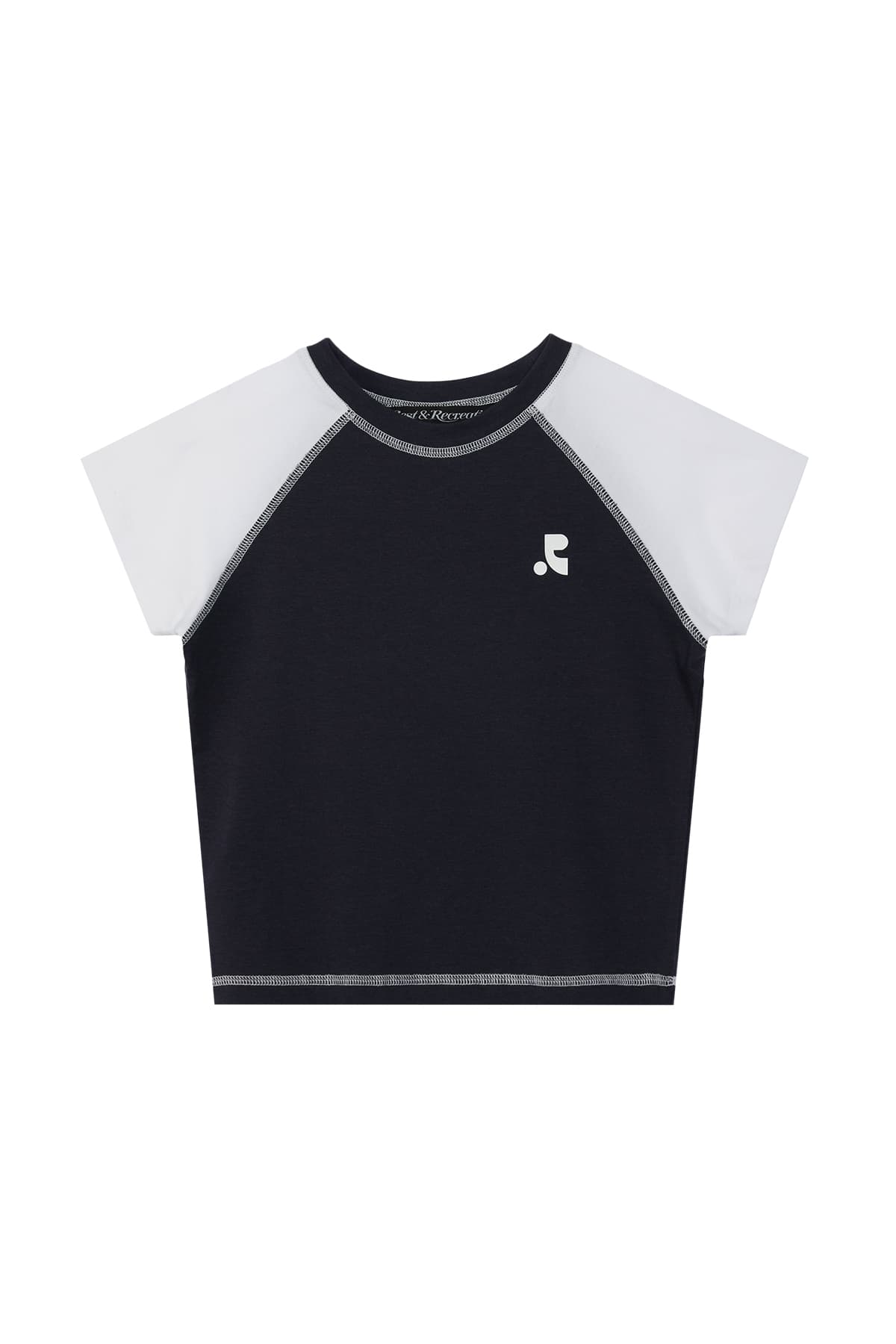 RAGLAN CROP TOP - NAVY