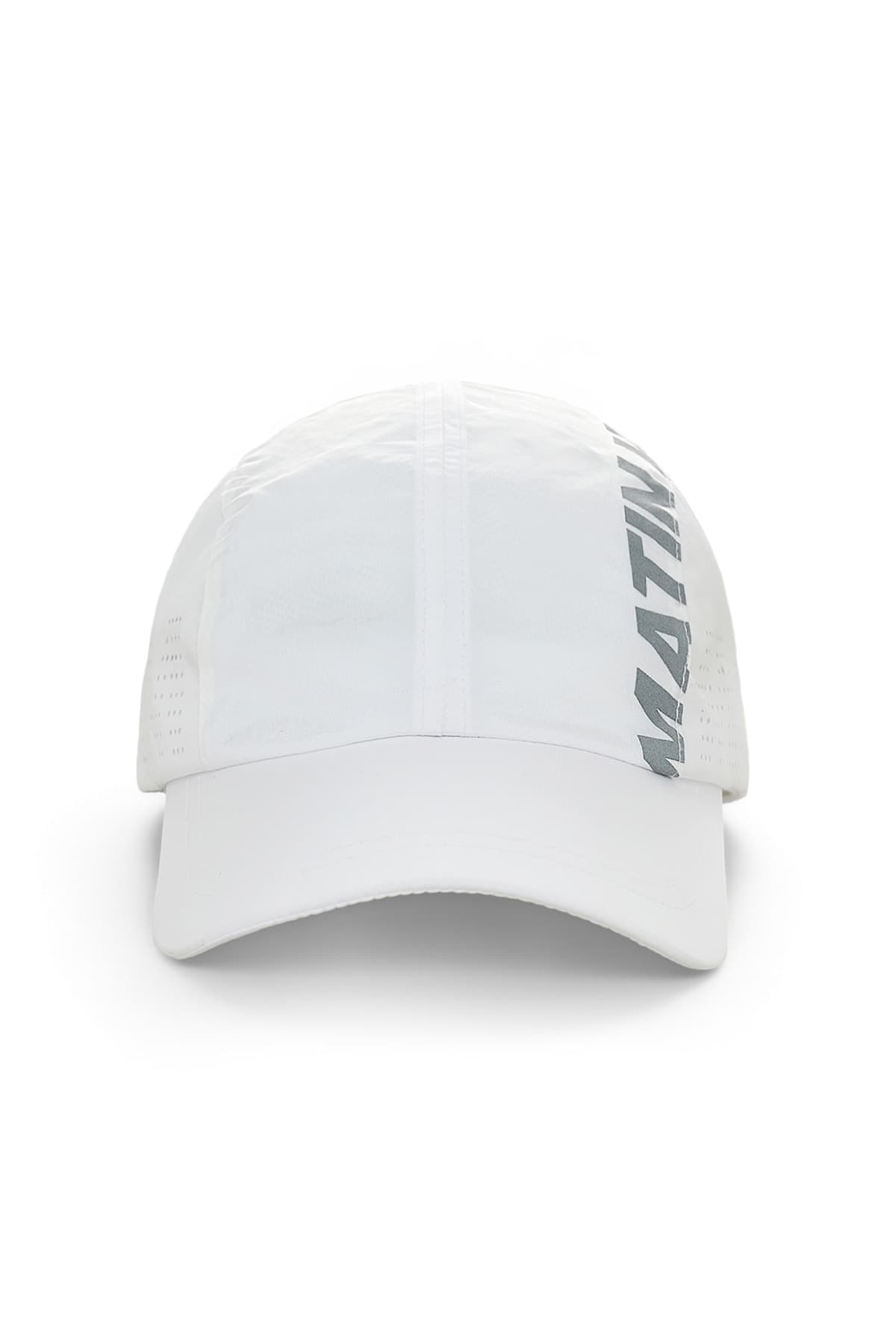 MESH LOGO SPORTY CAP IN WHITE
