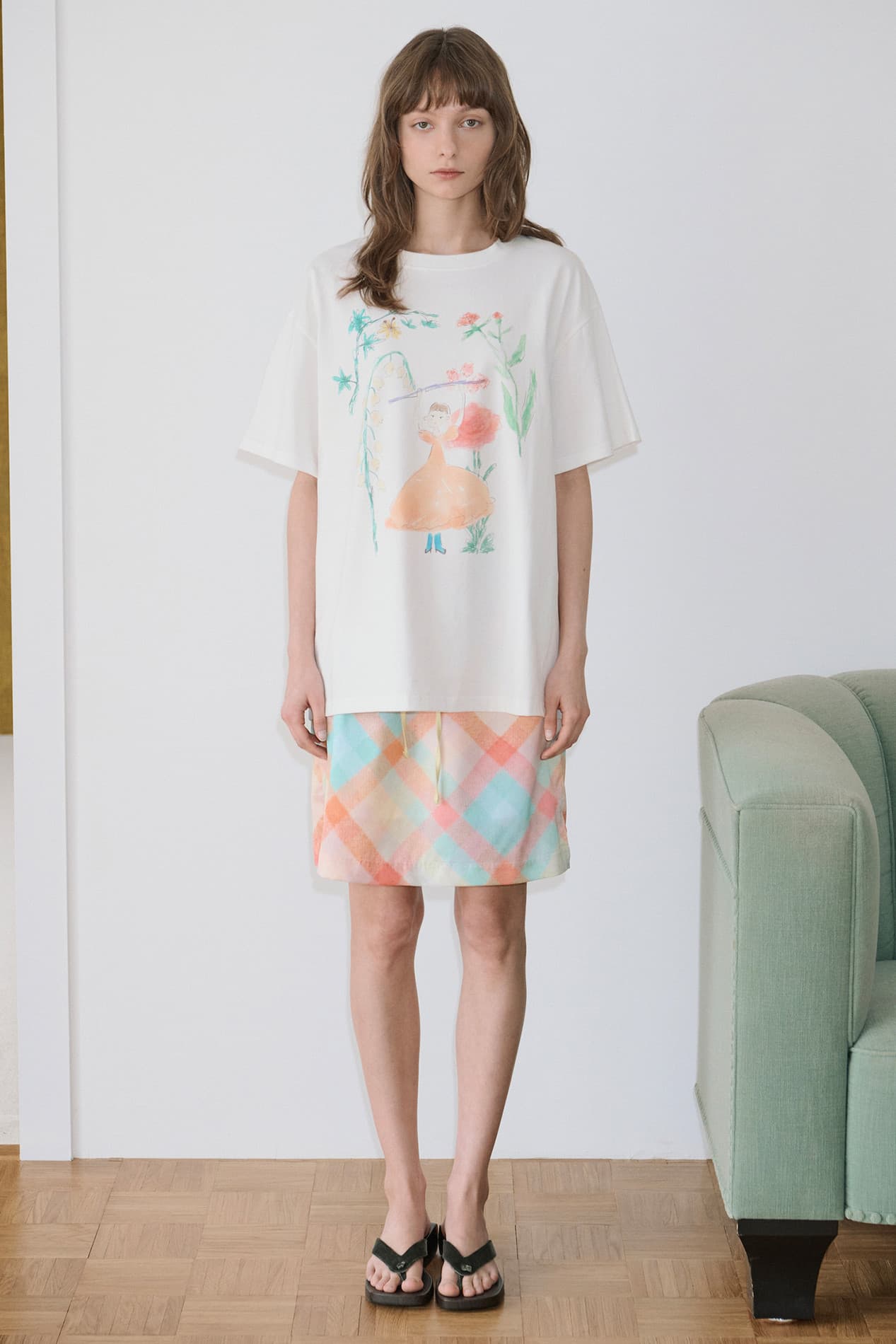 Blooming Girl T-Shirt (Ivory)