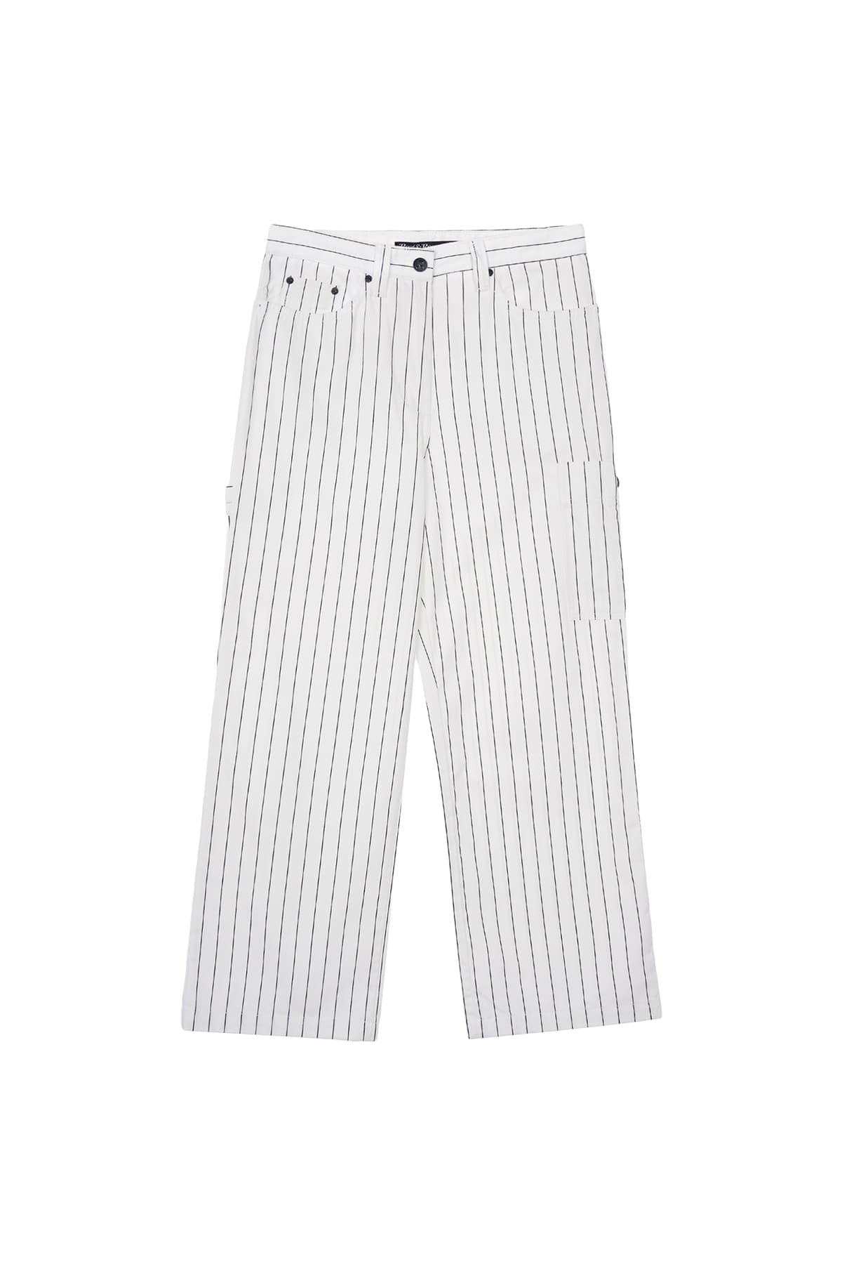 RR STRIPE CARPENTER PANTS - IVORY