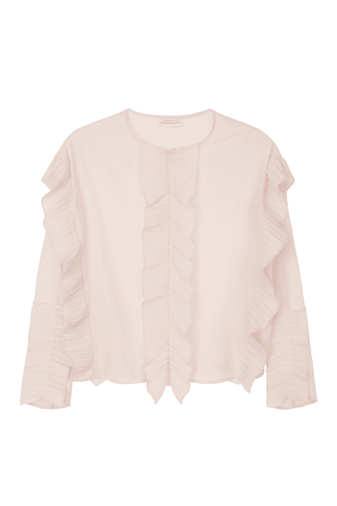 Petal Ruffle Blouse (Pink)